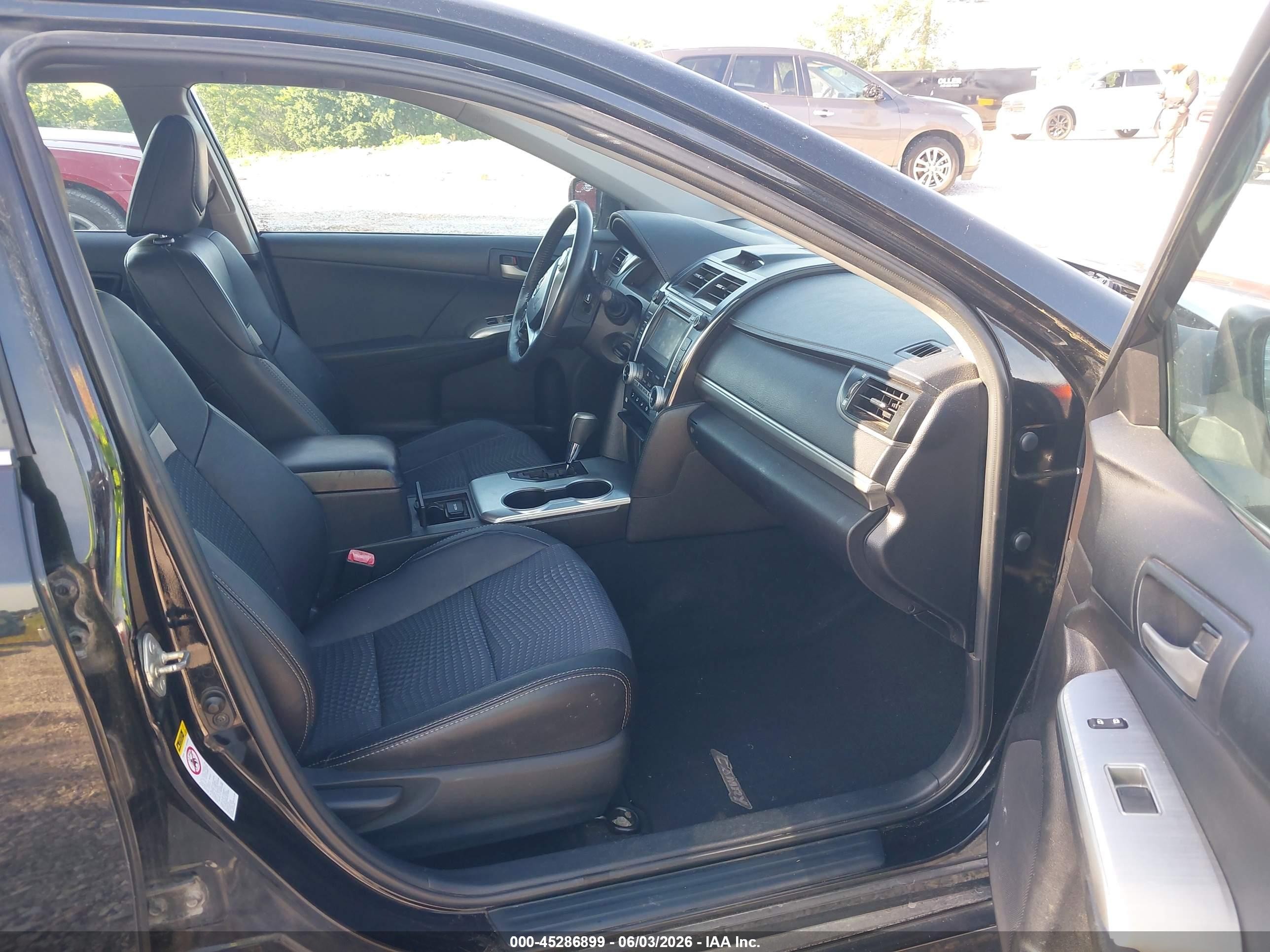 2012 Toyota Camry Se Limited Edition Black vin: 4T1BF1FKXCU202438