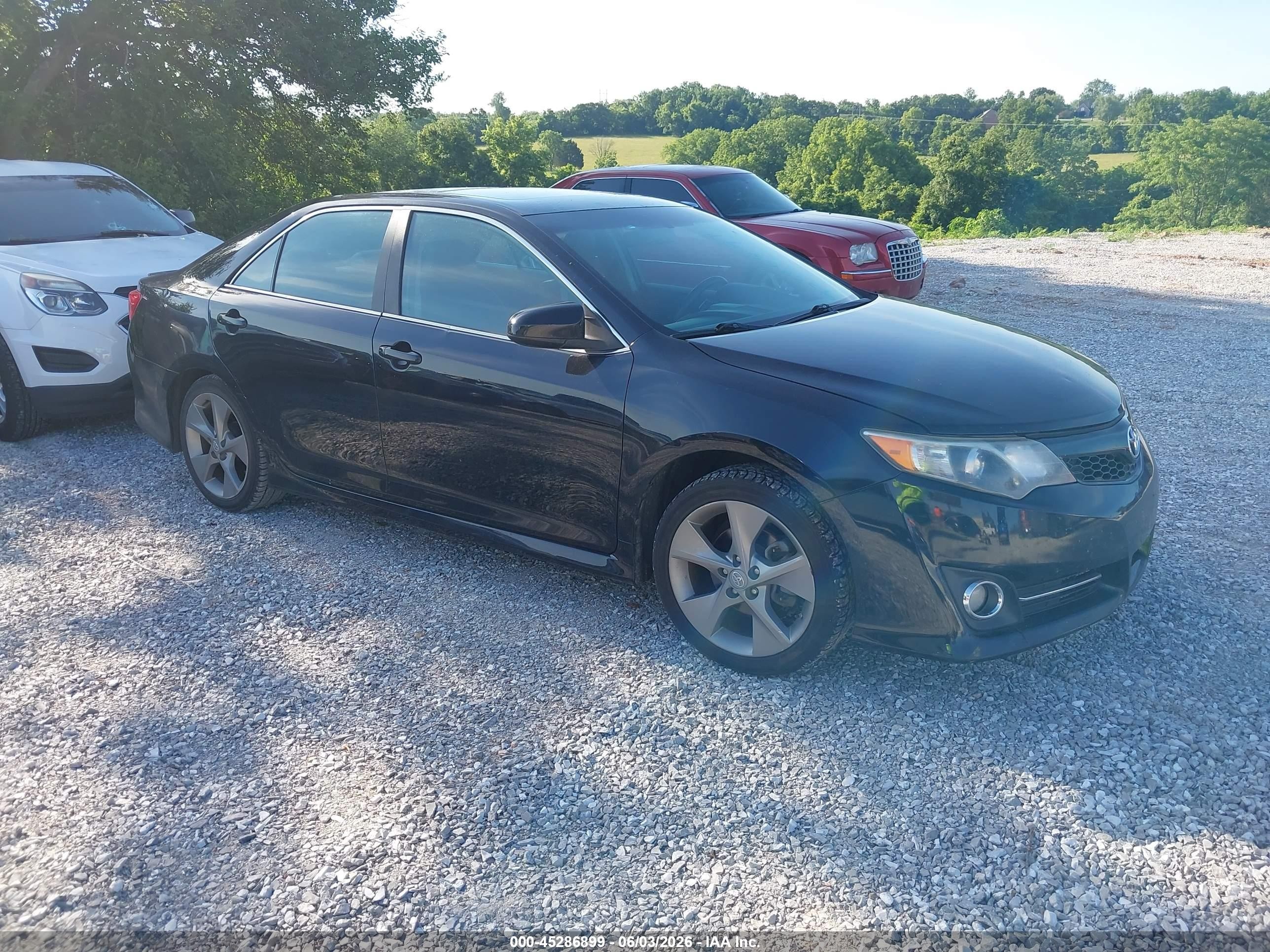 2012 Toyota Camry Se Limited Edition Black vin: 4T1BF1FKXCU202438