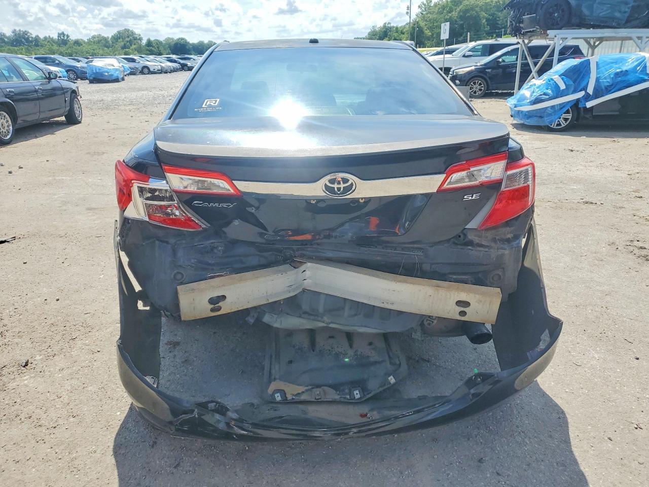 2012 Toyota Camry Se Black vin: 4T1BF1FKXCU503971