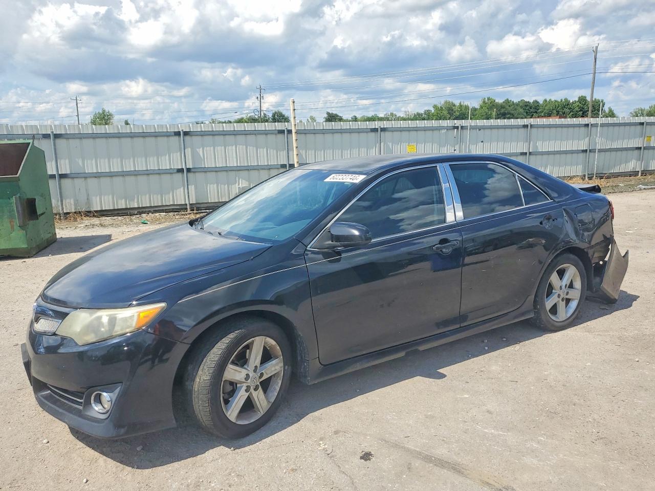 2012 Toyota Camry Se Black vin: 4T1BF1FKXCU503971