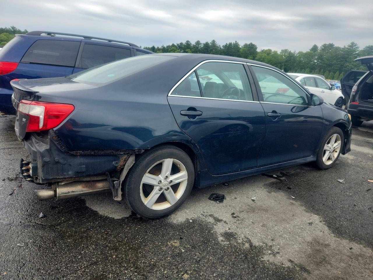 2012 Toyota Camry Se Black vin: 4T1BF1FKXCU504747