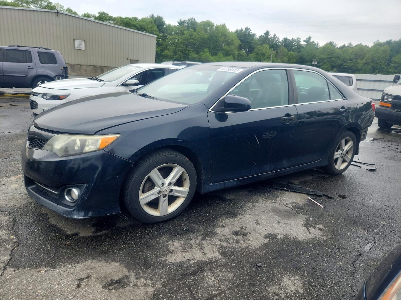 2012 Toyota Camry Se Black vin: 4T1BF1FKXCU504747