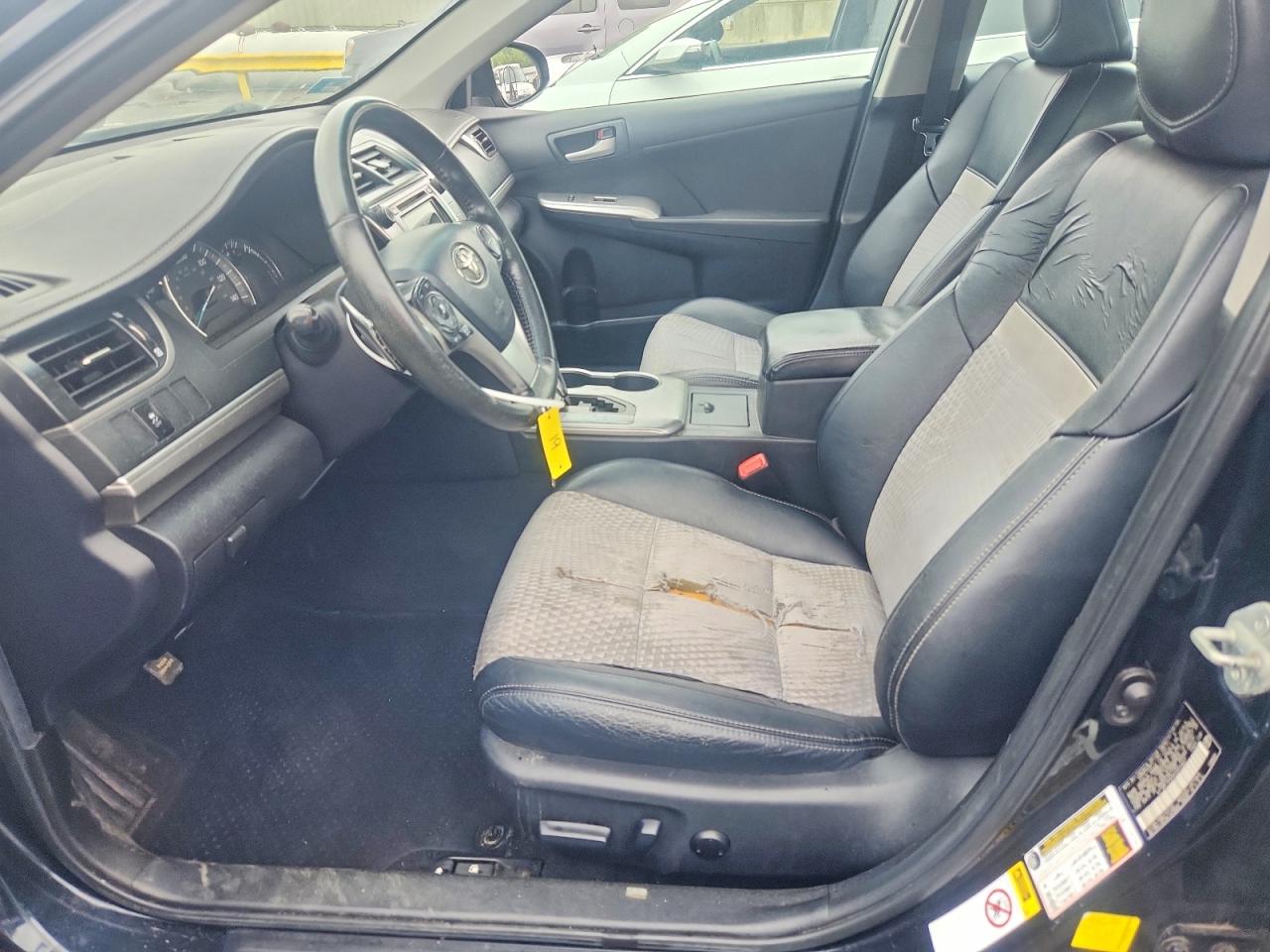 2012 Toyota Camry Se Black vin: 4T1BF1FKXCU504747