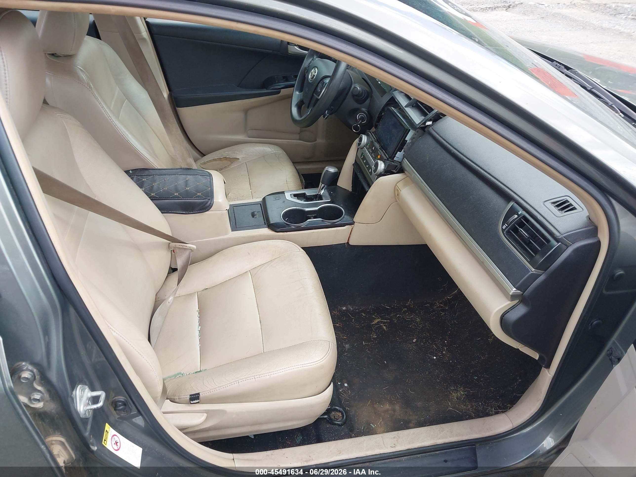2012 Toyota Camry Le Gray vin: 4T1BF1FKXCU529146