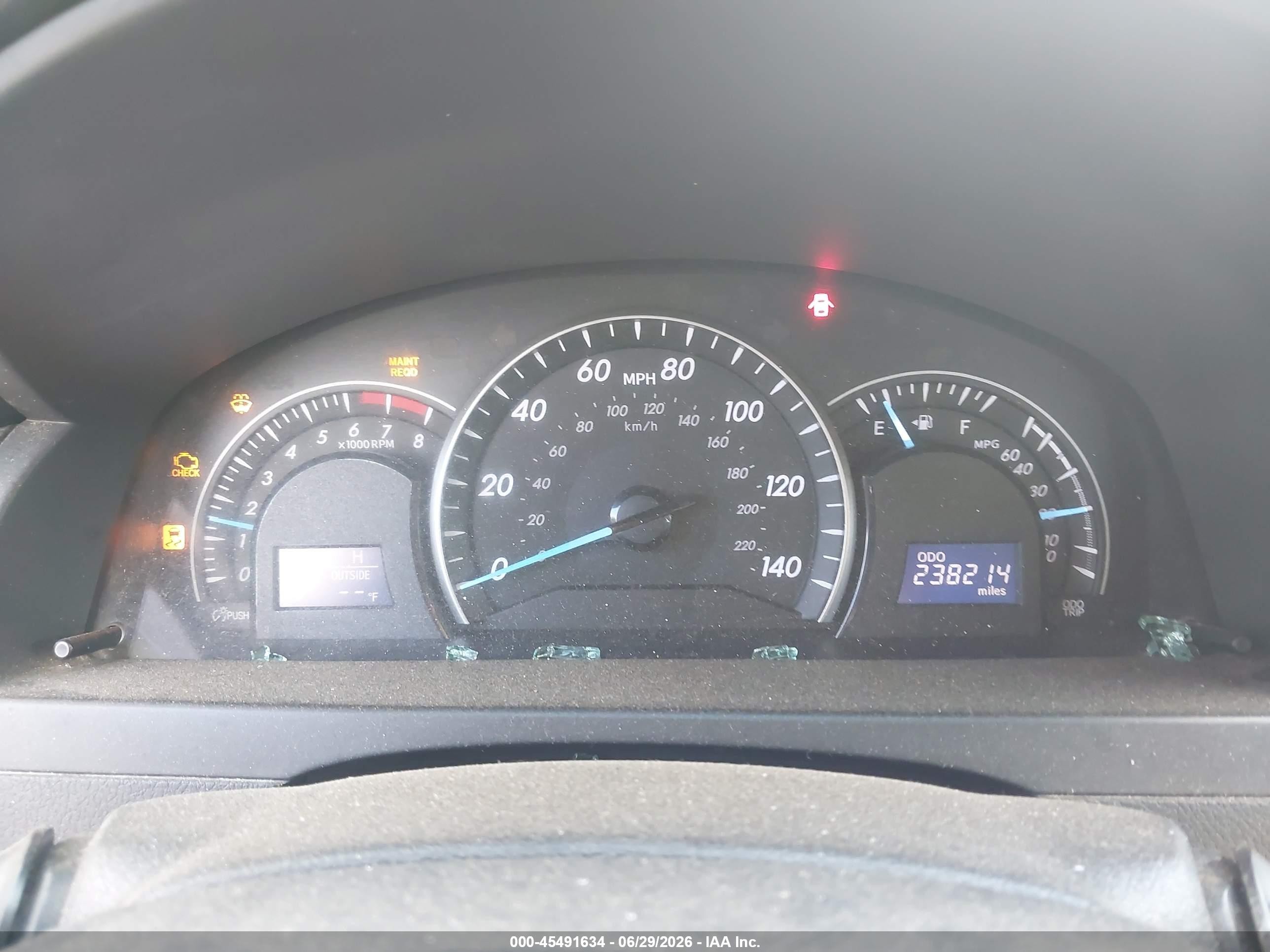 2012 Toyota Camry Le Gray vin: 4T1BF1FKXCU529146