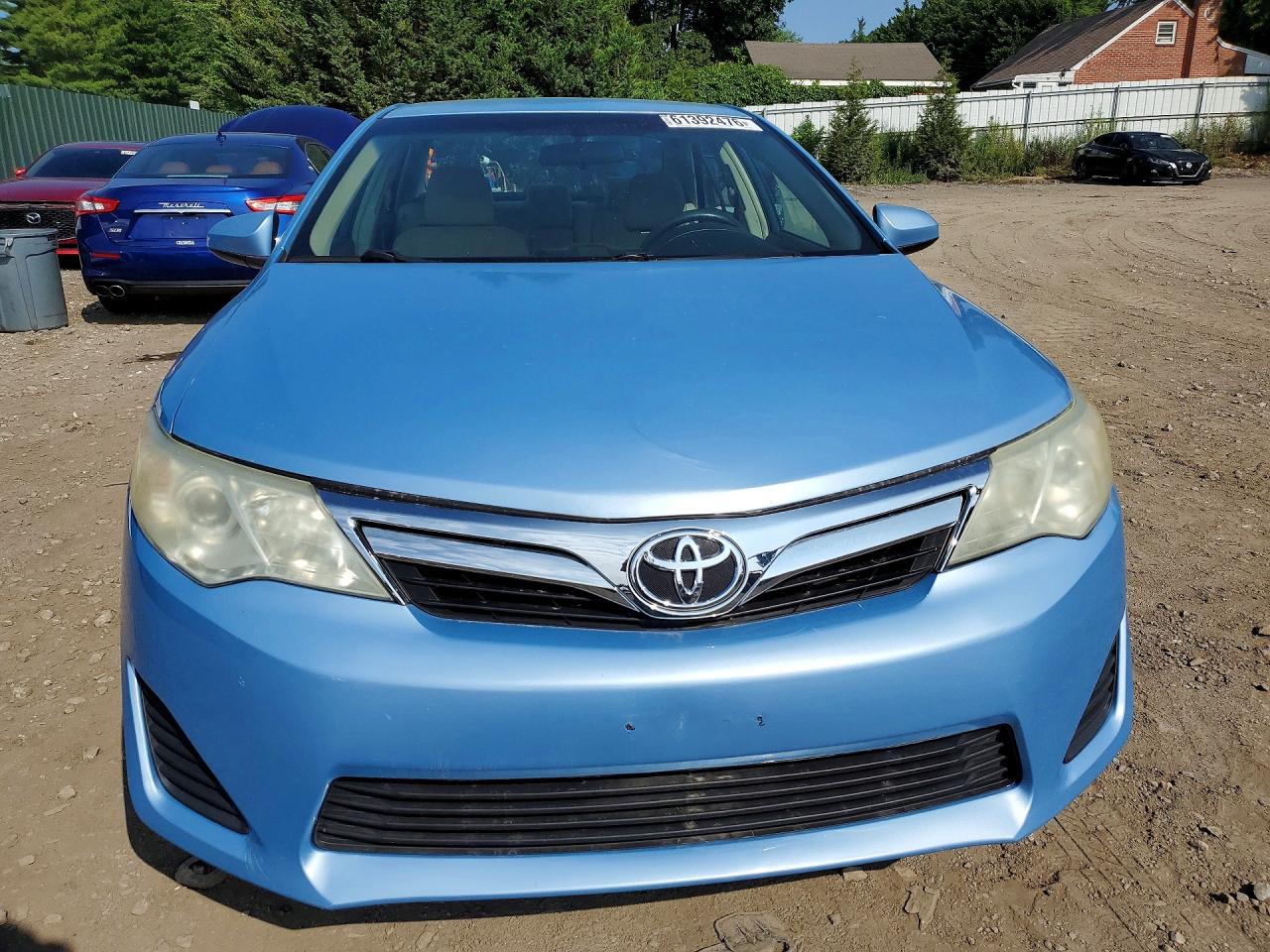 2012 Toyota Camry Le Blue vin: 4T1BF1FKXCU531589