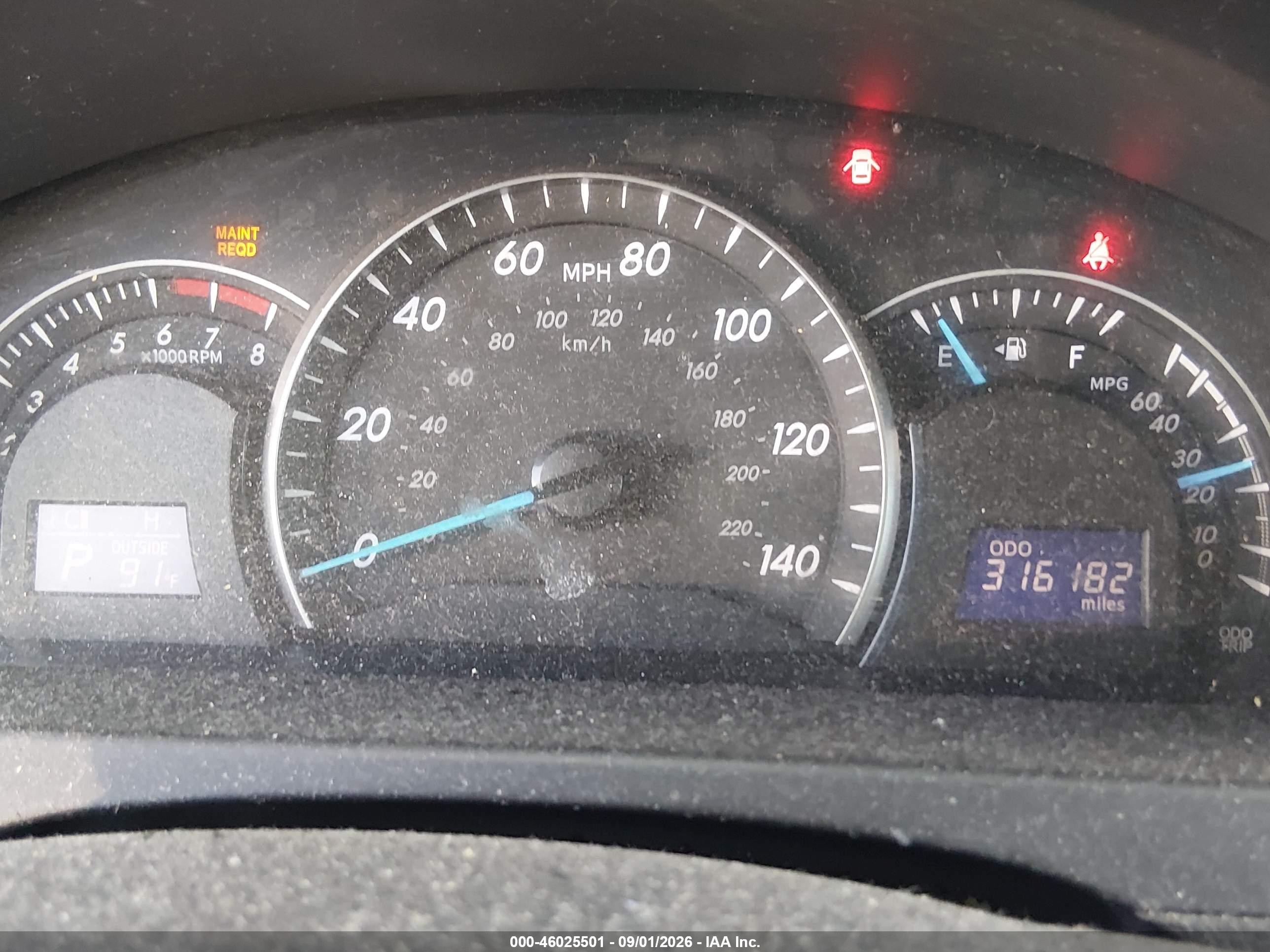 2012 Toyota Camry Le Red vin: 4T1BF1FKXCU541250