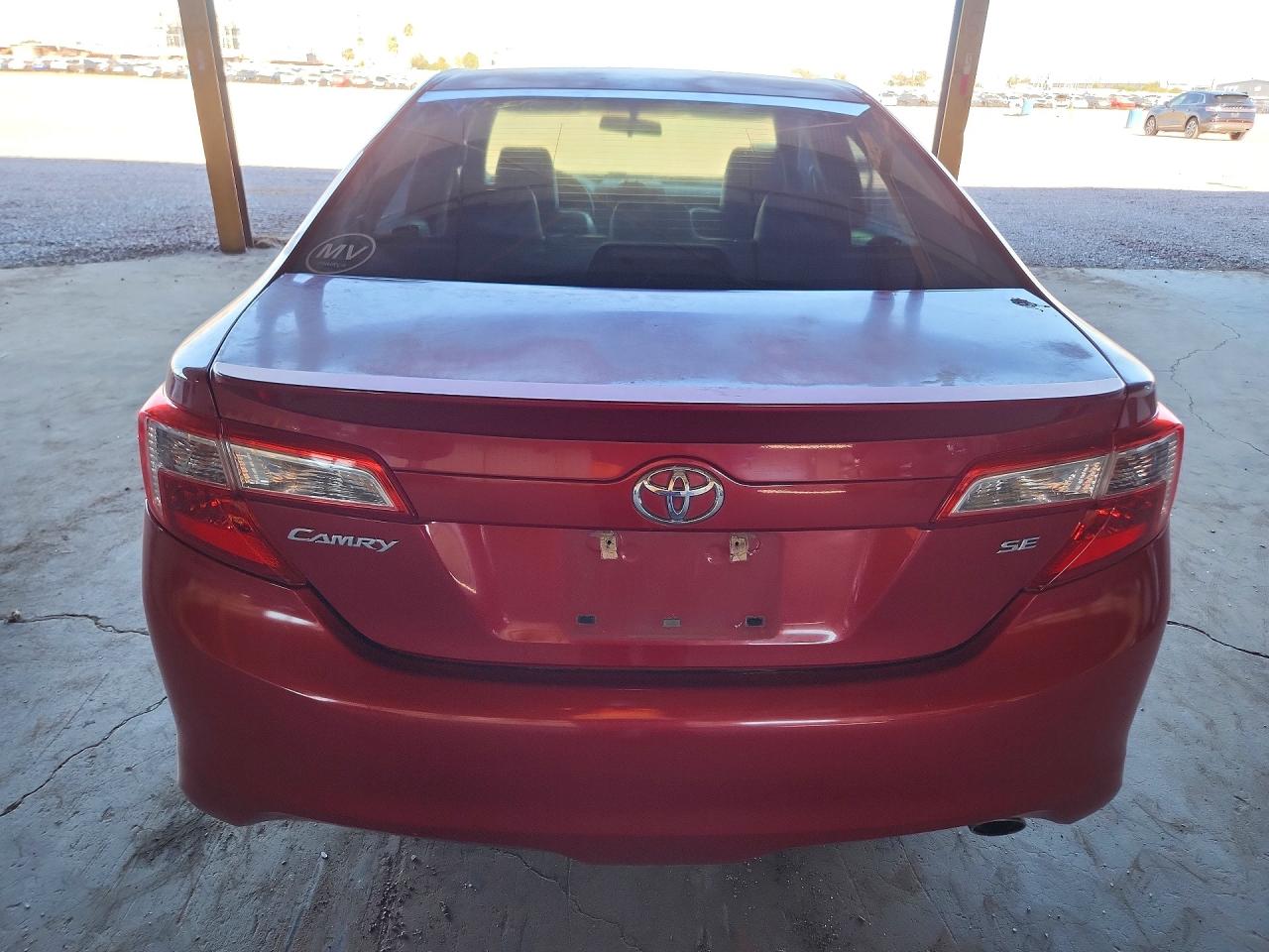 2012 Toyota Camry Se Красный vin: 4T1BF1FKXCU547050