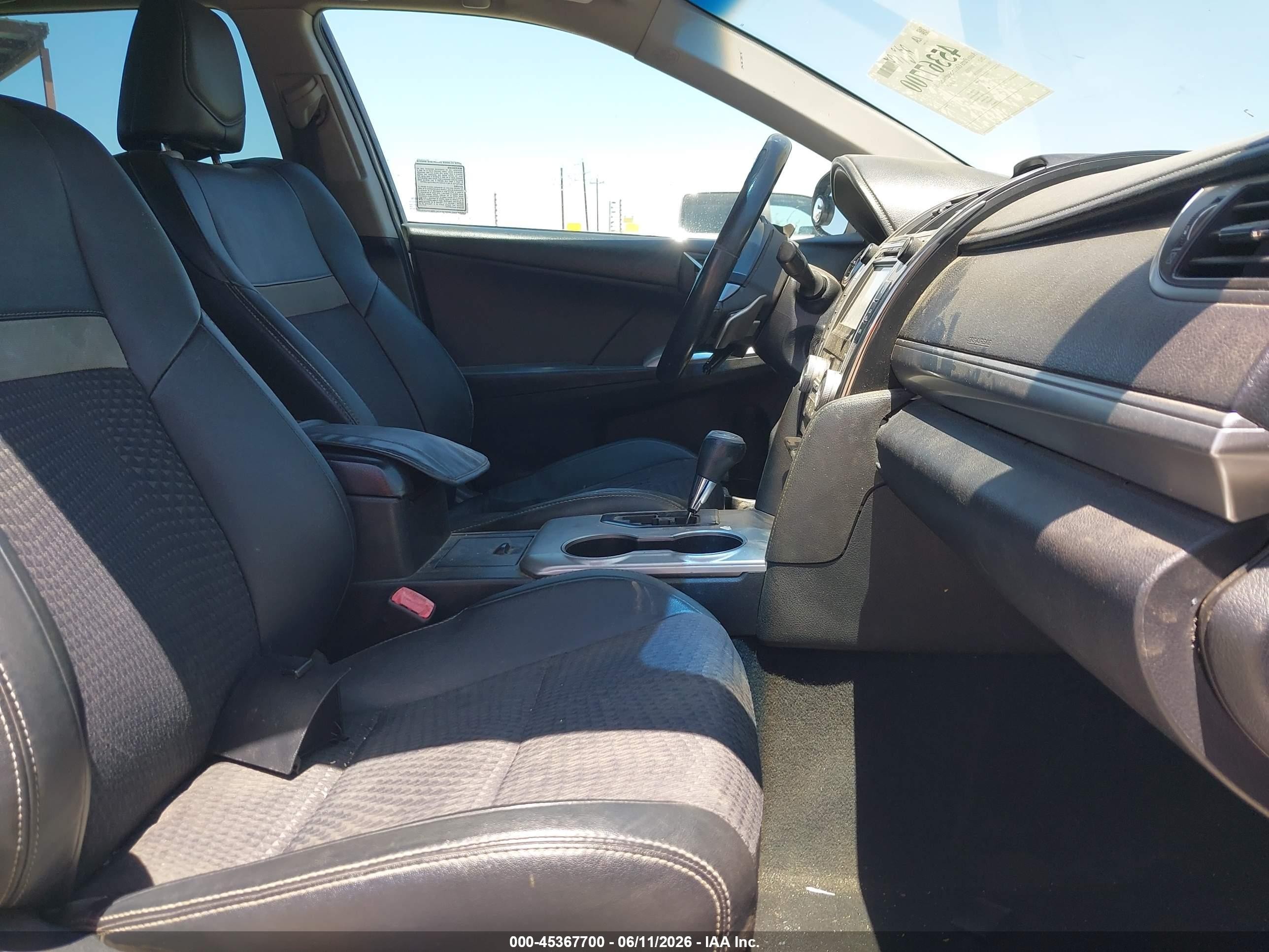 2012 Toyota Camry Se White vin: 4T1BF1FKXCU558551