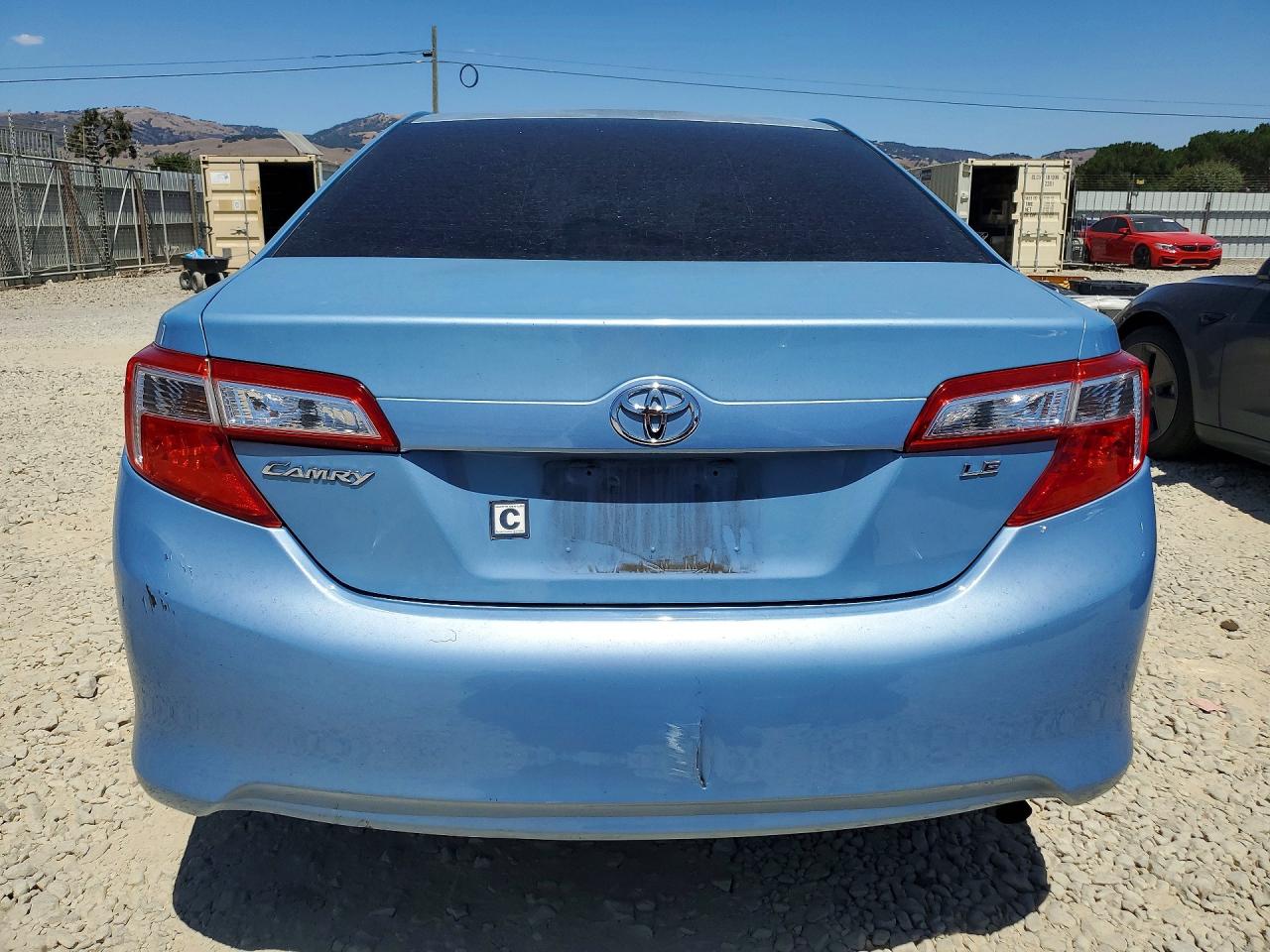 2012 Toyota Camry Le Blue vin: 4T1BF1FKXCU564222