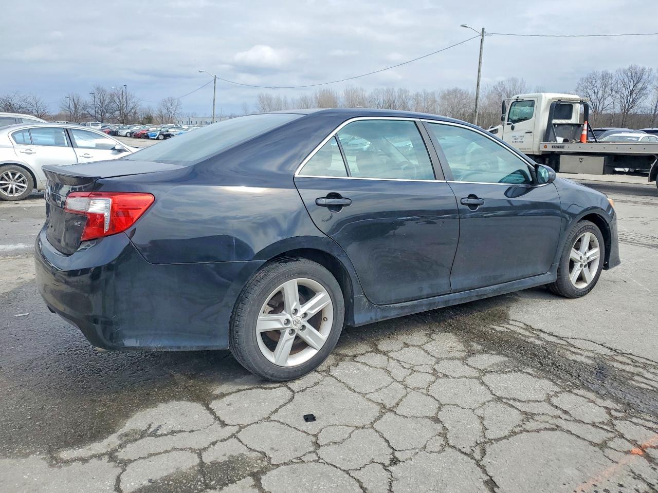 2012 Toyota Camry Se Black vin: 4T1BF1FKXCU570151