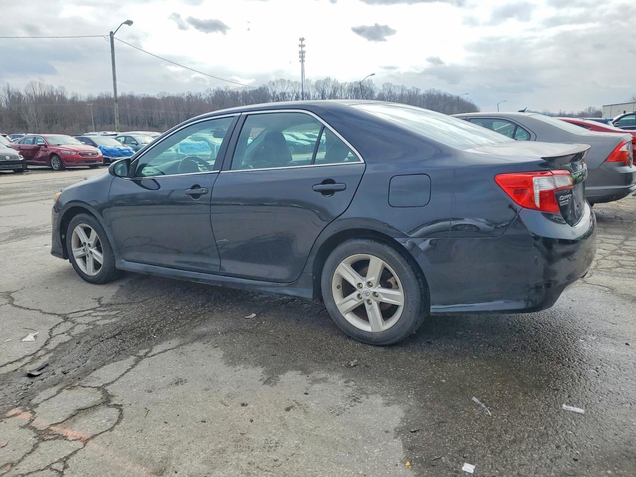 2012 Toyota Camry Se Black vin: 4T1BF1FKXCU570151