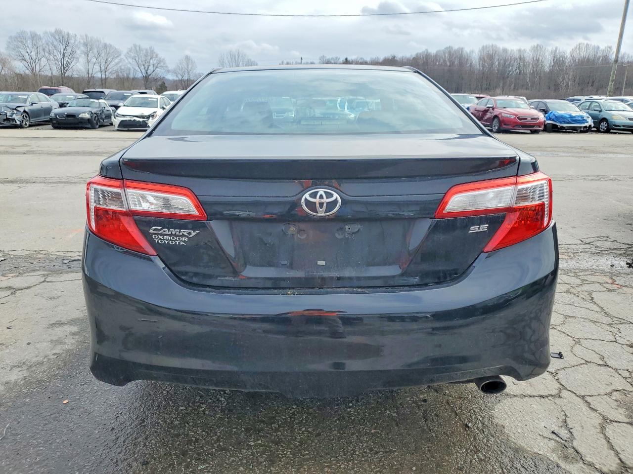 2012 Toyota Camry Se Black vin: 4T1BF1FKXCU570151