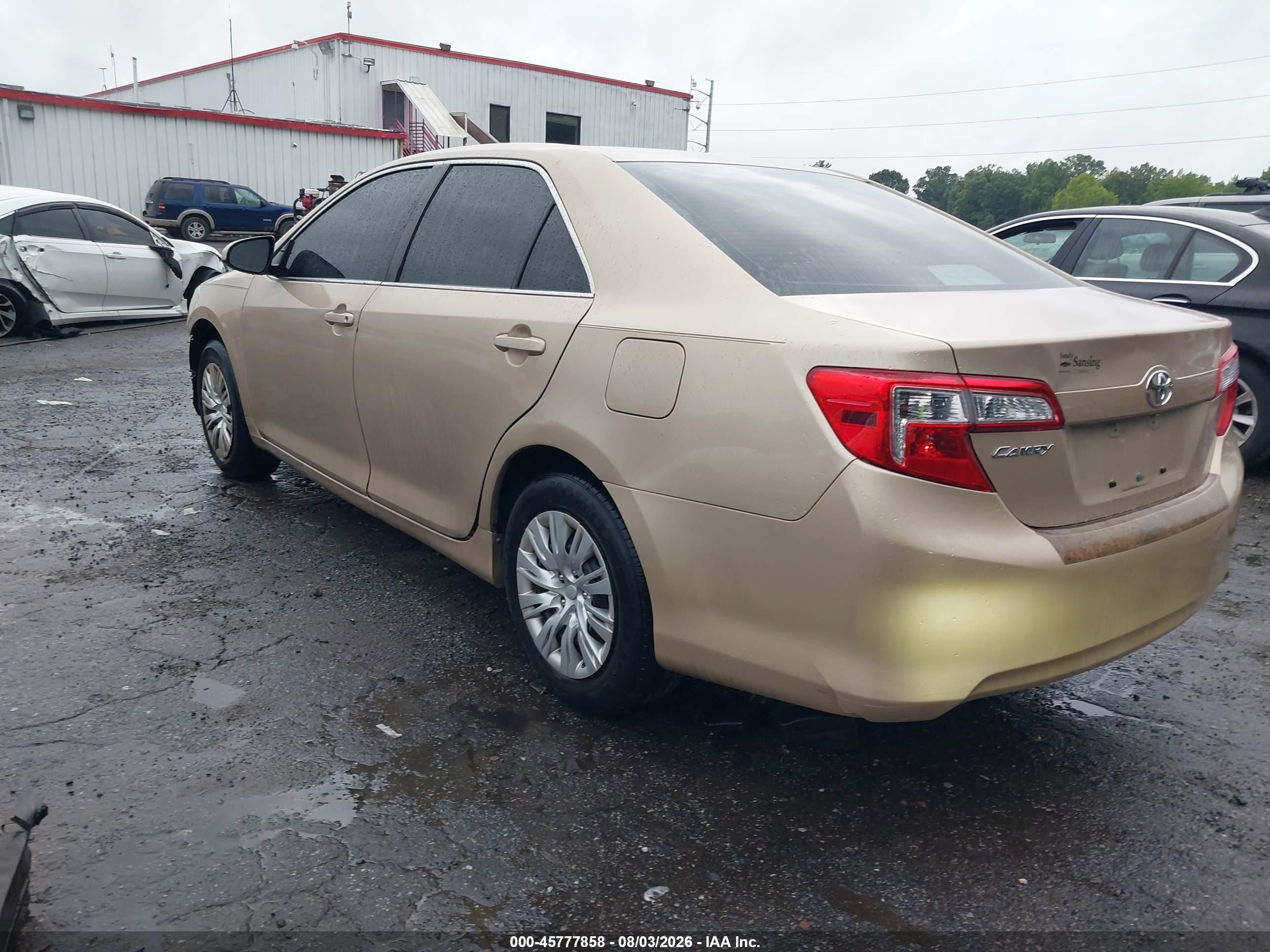 2012 Toyota Camry L Gold vin: 4T1BF1FKXCU576080