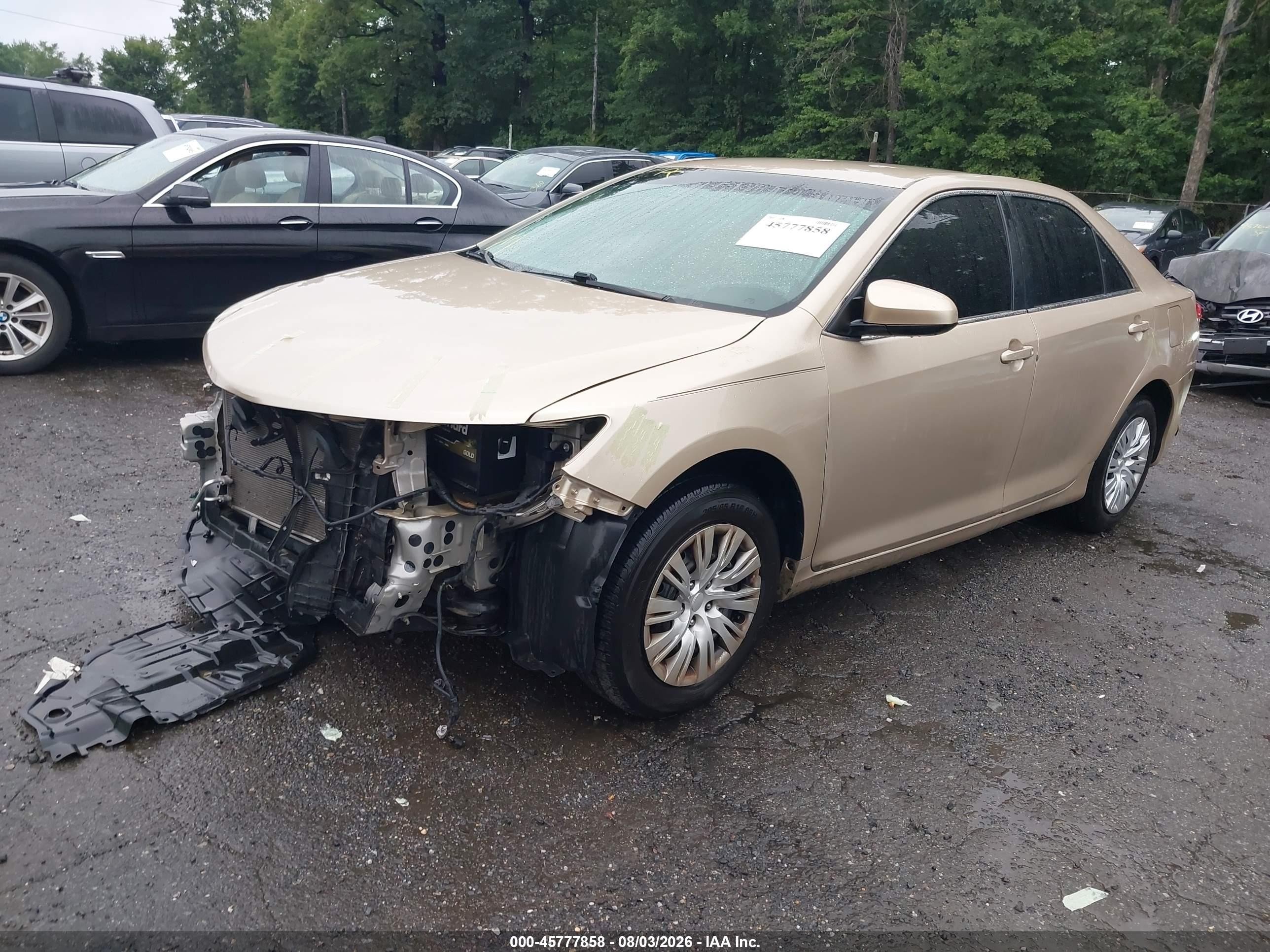 2012 Toyota Camry L Gold vin: 4T1BF1FKXCU576080