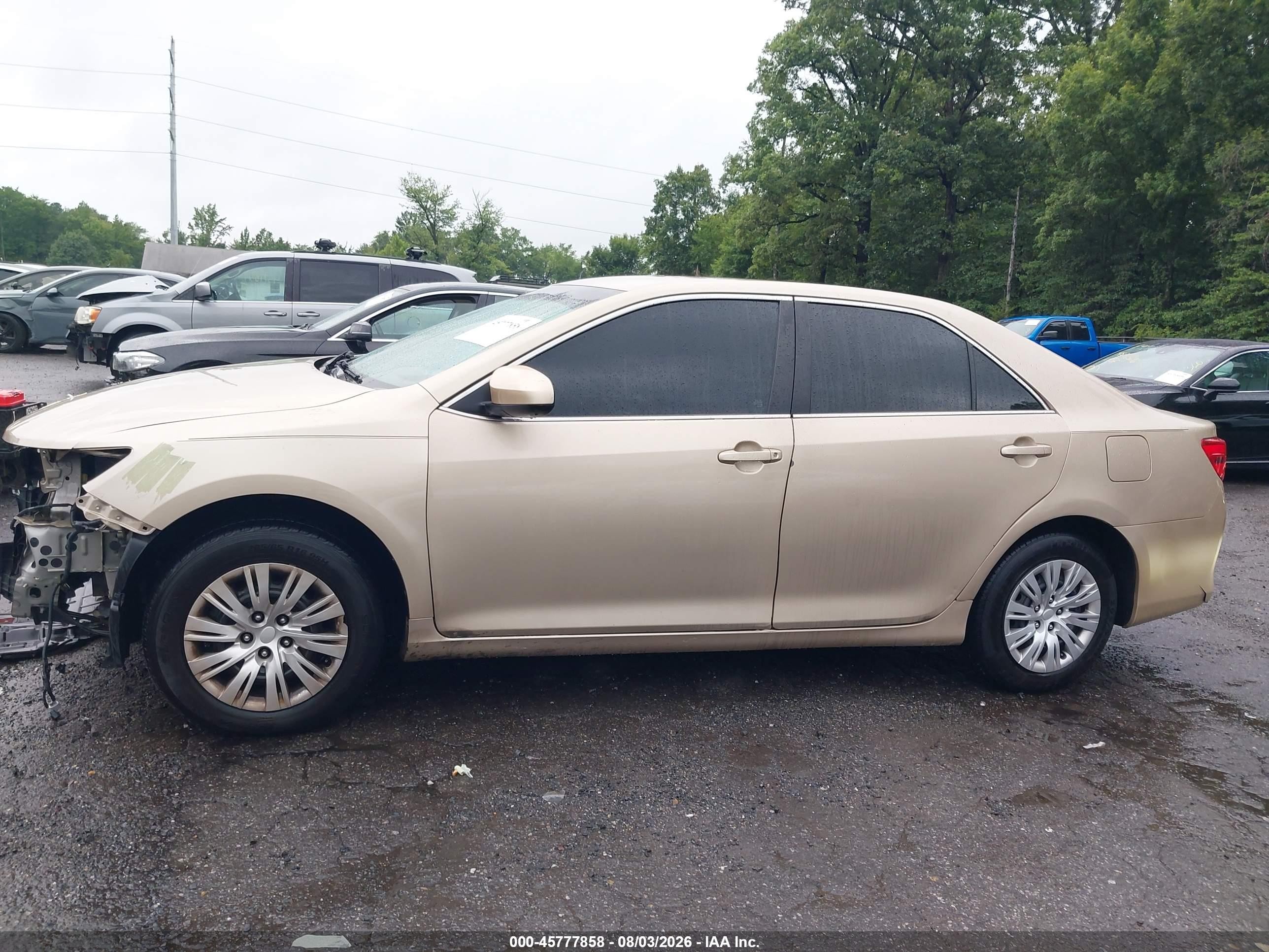 2012 Toyota Camry L Gold vin: 4T1BF1FKXCU576080