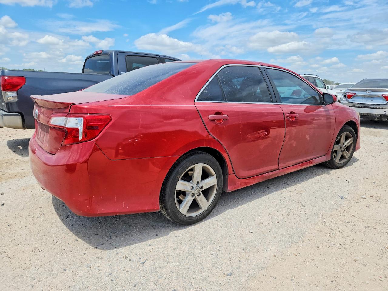 2012 Toyota Camry Se Red vin: 4T1BF1FKXCU590934