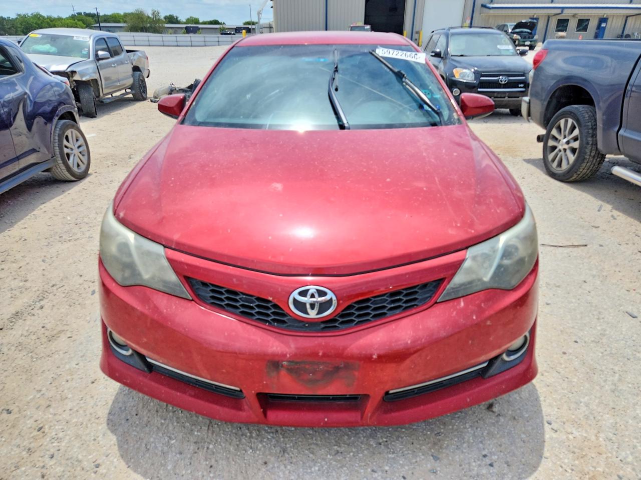 2012 Toyota Camry Se Red vin: 4T1BF1FKXCU590934