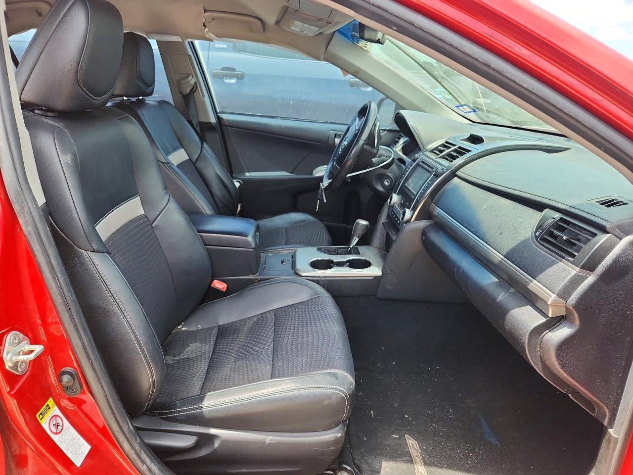 2012 Toyota Camry Se Red vin: 4T1BF1FKXCU590934