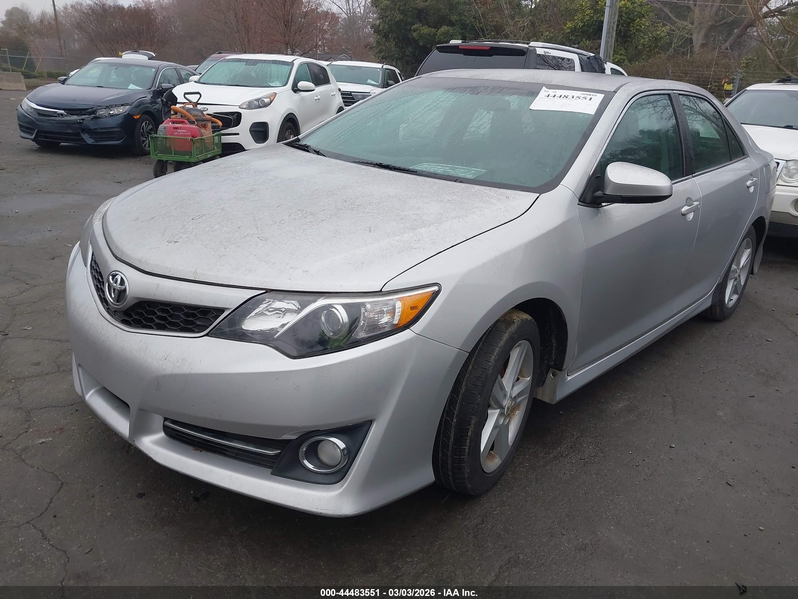 2012 Toyota Camry Se Silver vin: 4T1BF1FKXCU595258