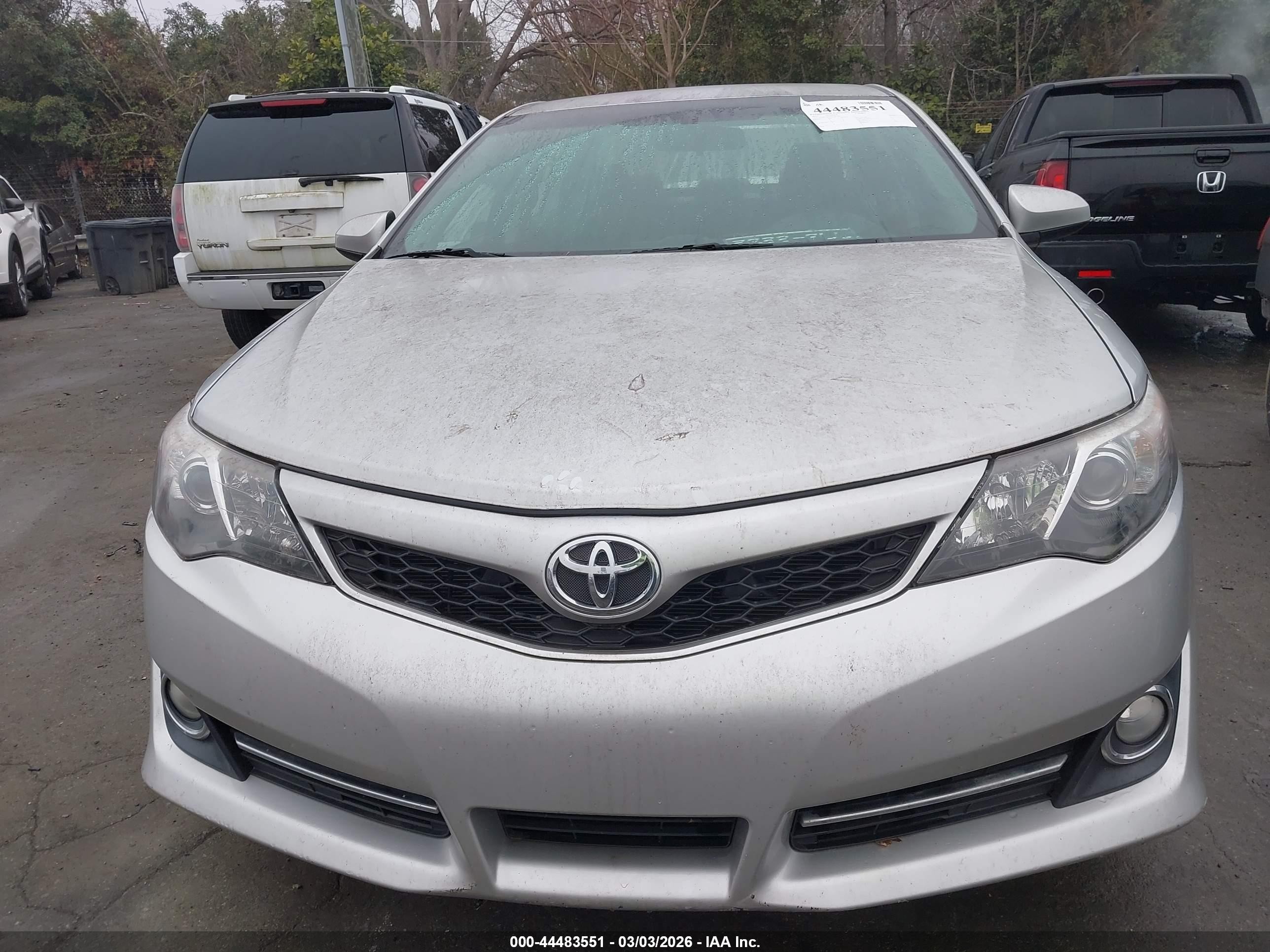 2012 Toyota Camry Se Silver vin: 4T1BF1FKXCU595258