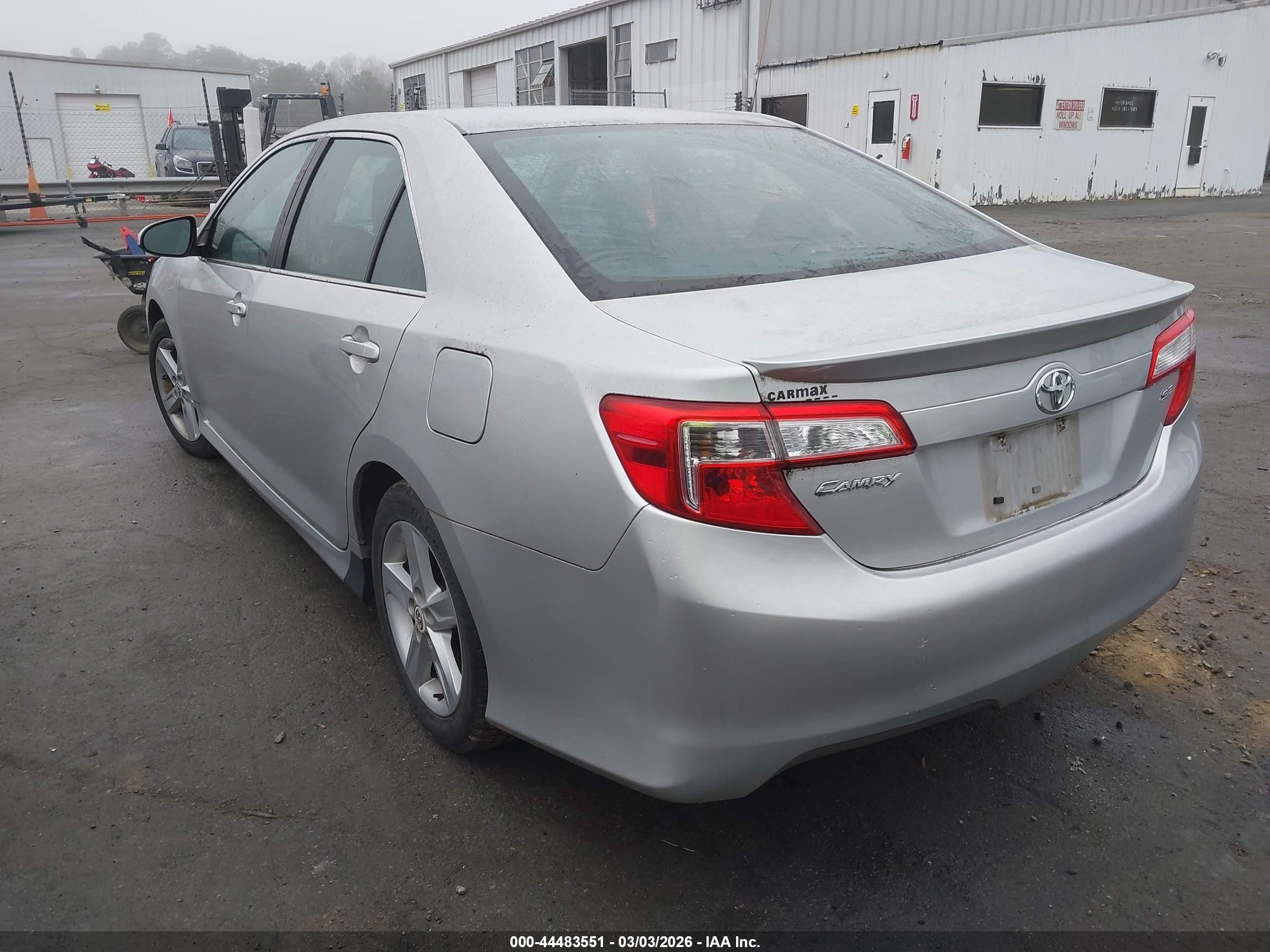 2012 Toyota Camry Se Silver vin: 4T1BF1FKXCU595258