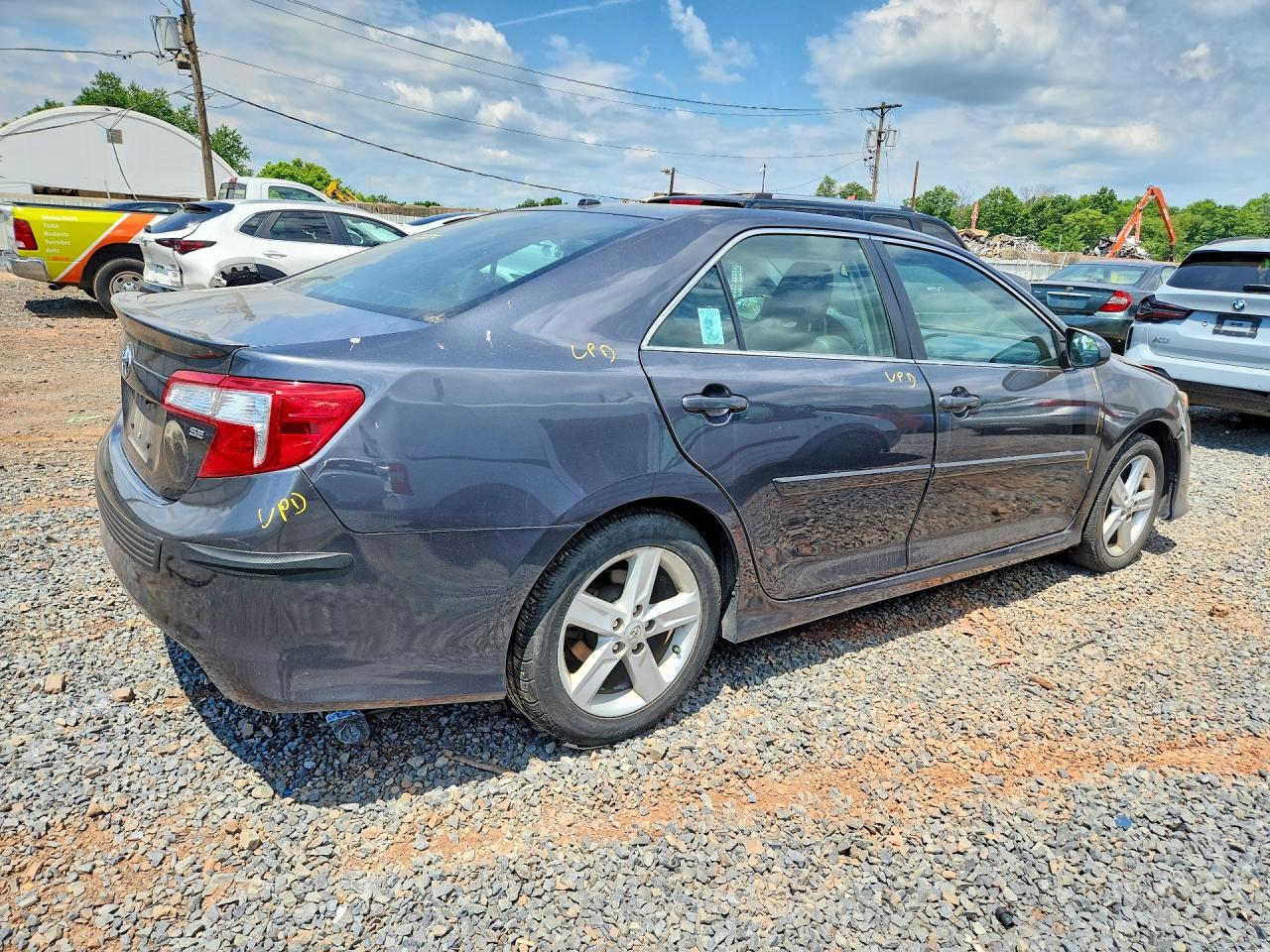 2012 Toyota Camry Se Серый vin: 4T1BF1FKXCU595714