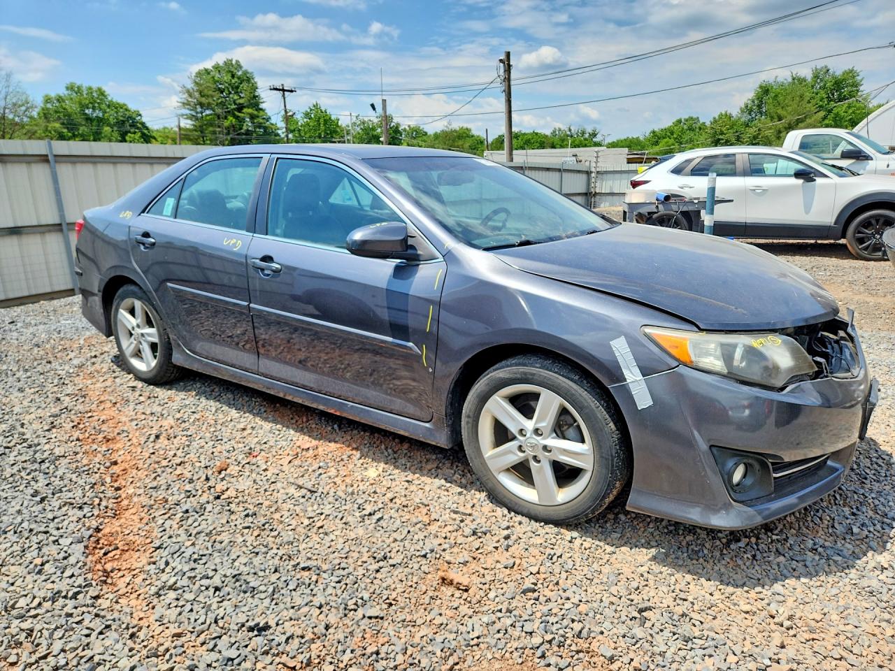 2012 Toyota Camry Se Серый vin: 4T1BF1FKXCU595714