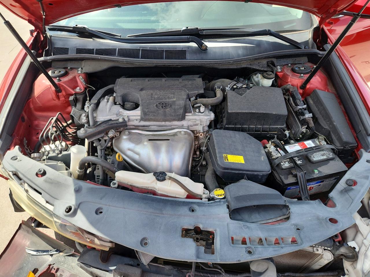 2012 Toyota Camry Se Red vin: 4T1BF1FKXCU600667