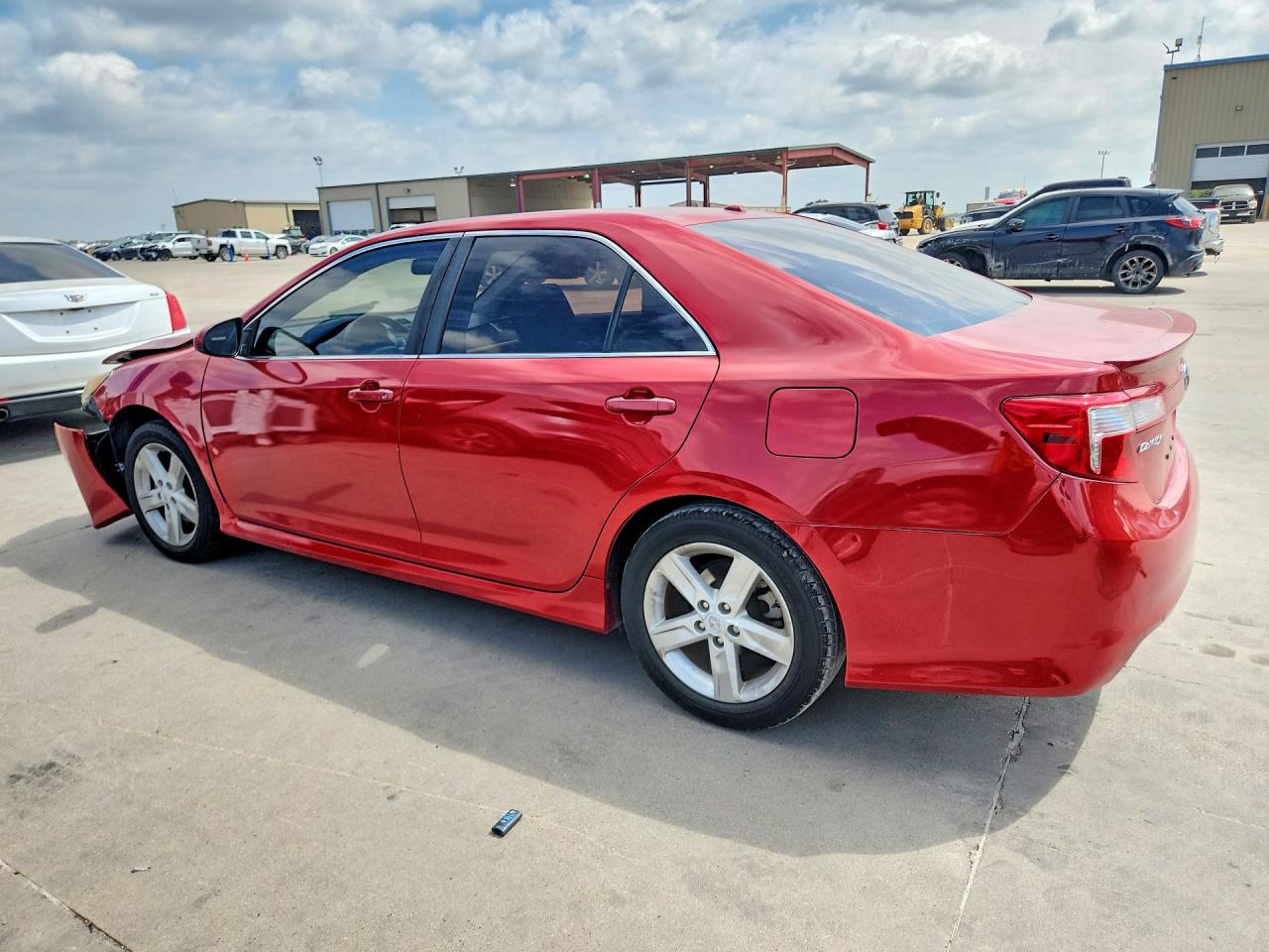 2012 Toyota Camry Se Red vin: 4T1BF1FKXCU600667