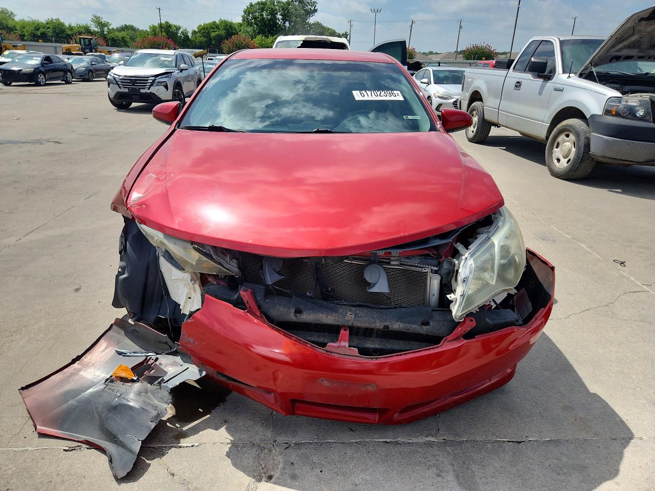 2012 Toyota Camry Se Red vin: 4T1BF1FKXCU600667