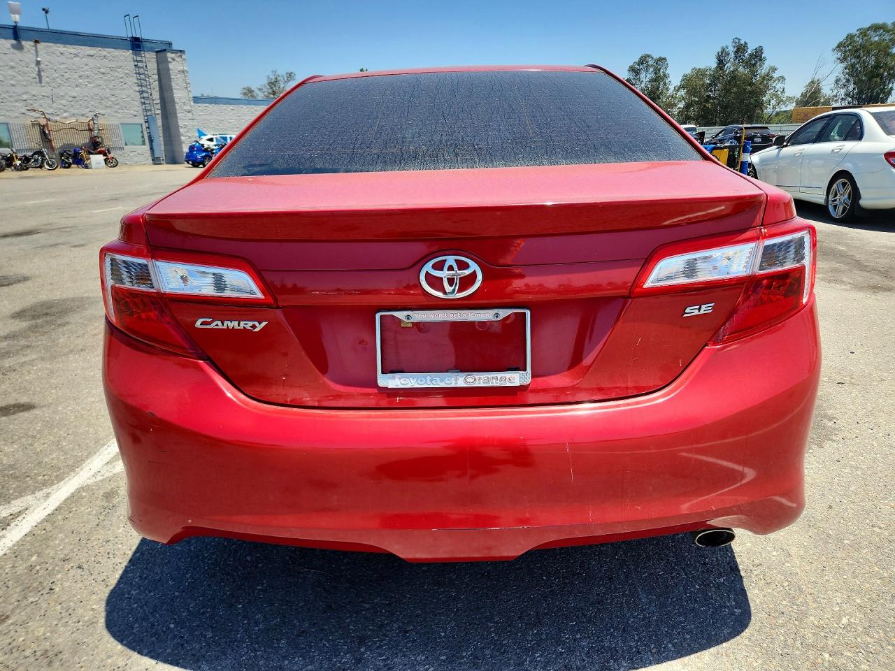 2012 Toyota Camry Se Red vin: 4T1BF1FKXCU604668