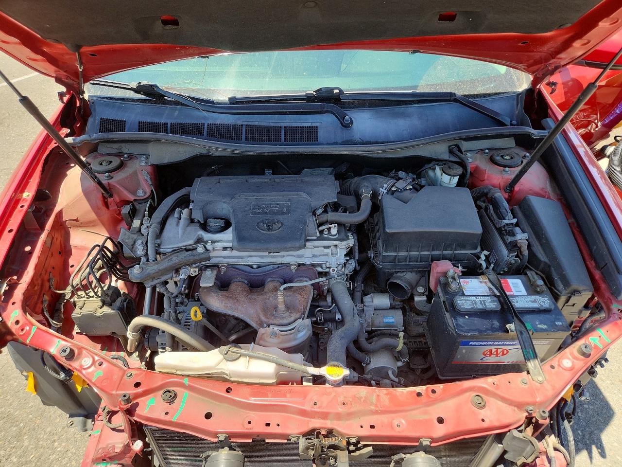 2012 Toyota Camry Se Red vin: 4T1BF1FKXCU604668