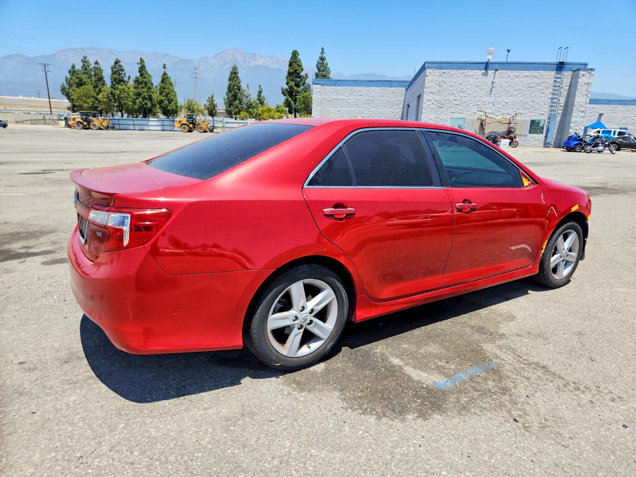 2012 Toyota Camry Se Red vin: 4T1BF1FKXCU604668