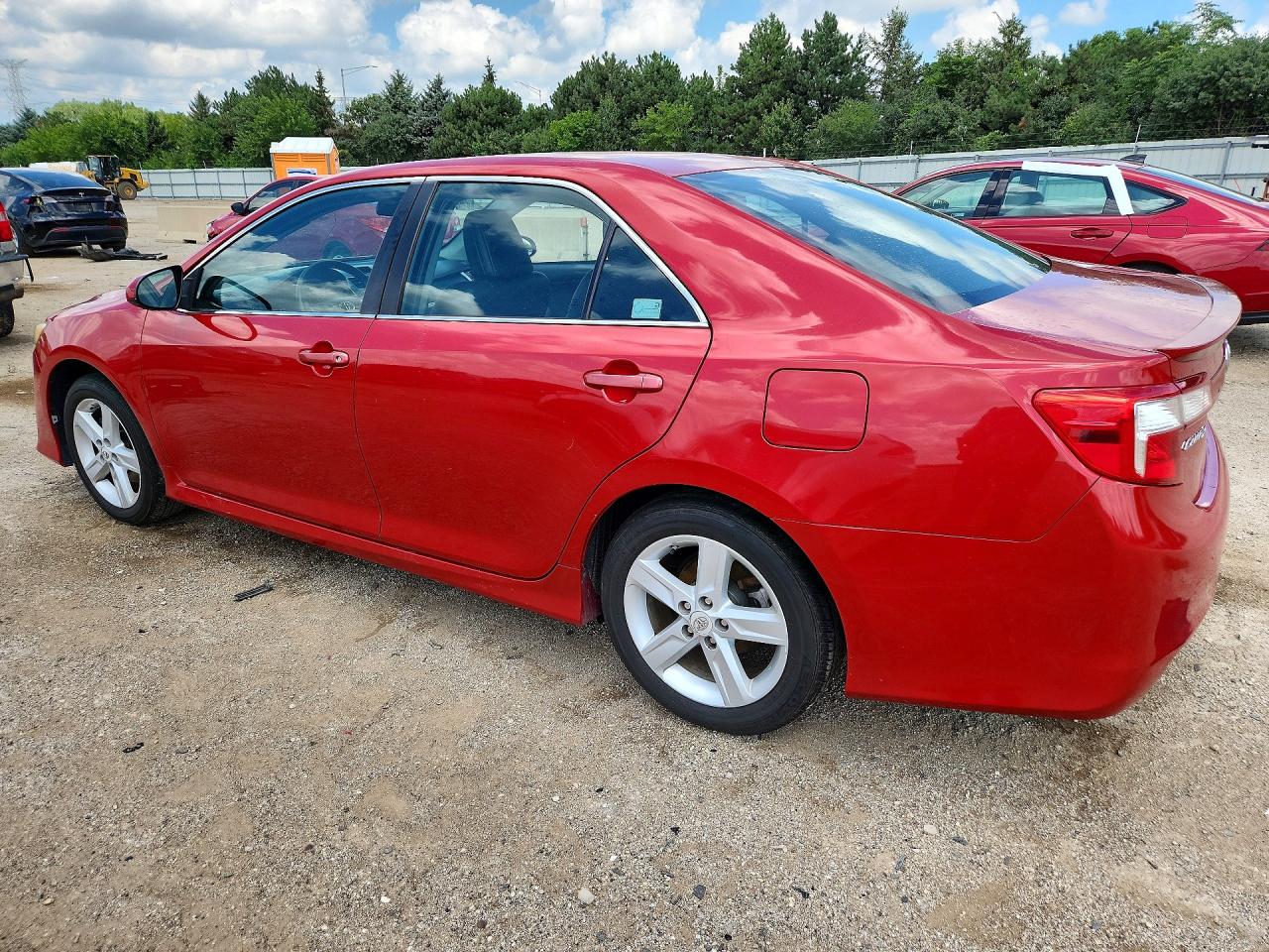 2012 Toyota Camry Se Red vin: 4T1BF1FKXCU605416