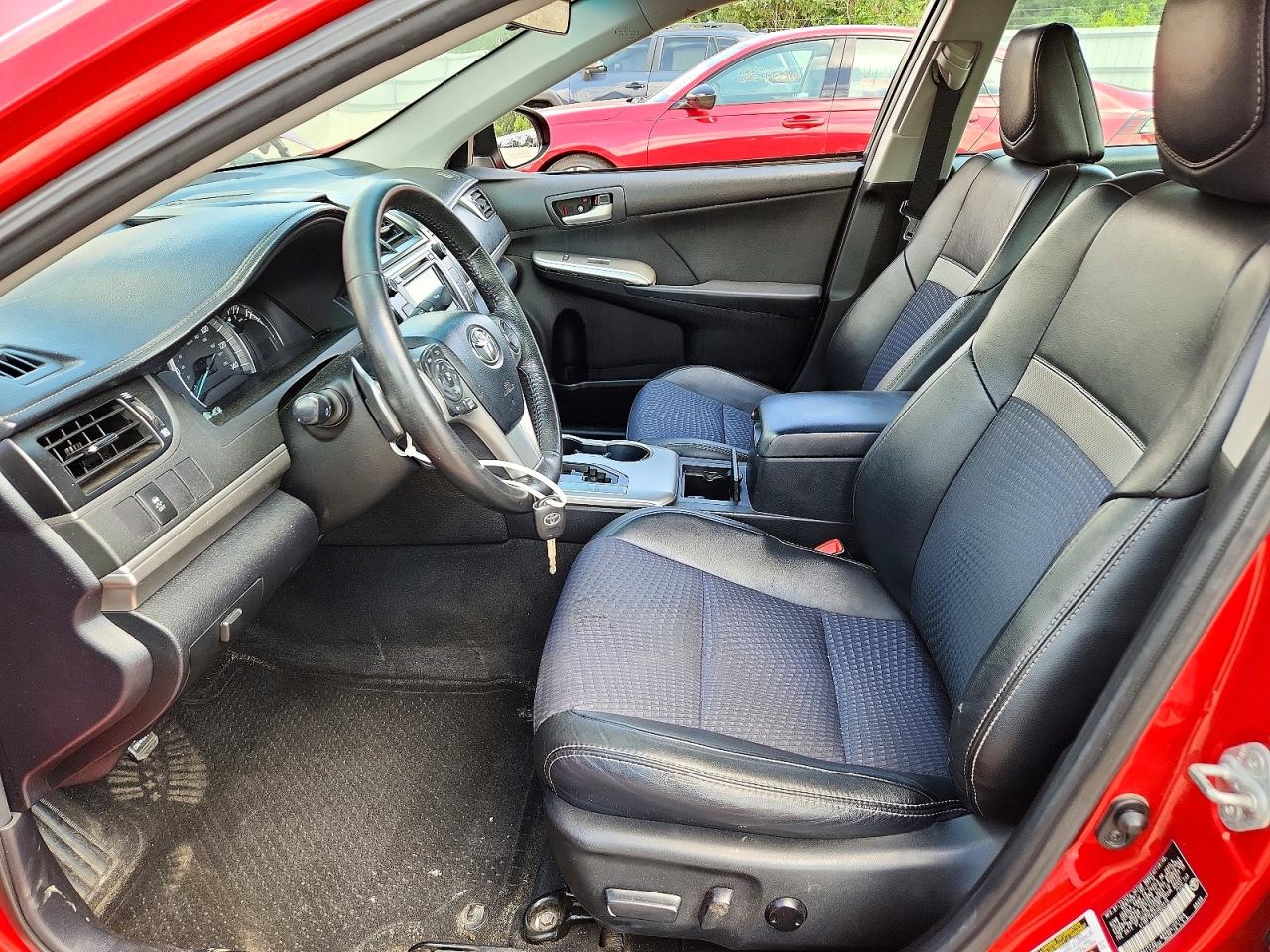 2012 Toyota Camry Se Red vin: 4T1BF1FKXCU605416
