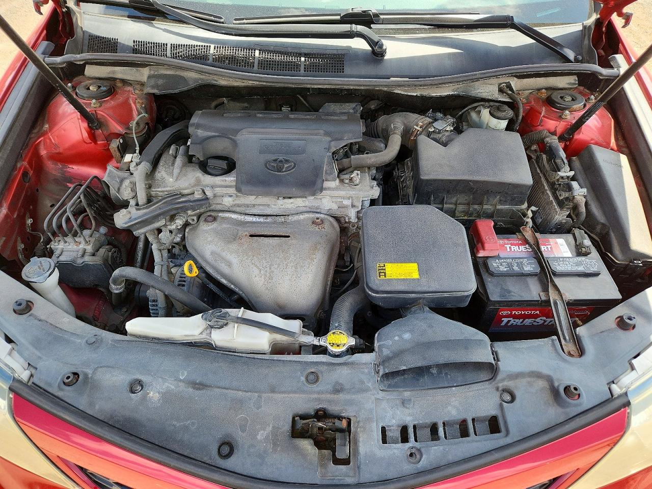 2012 Toyota Camry Se Red vin: 4T1BF1FKXCU605416