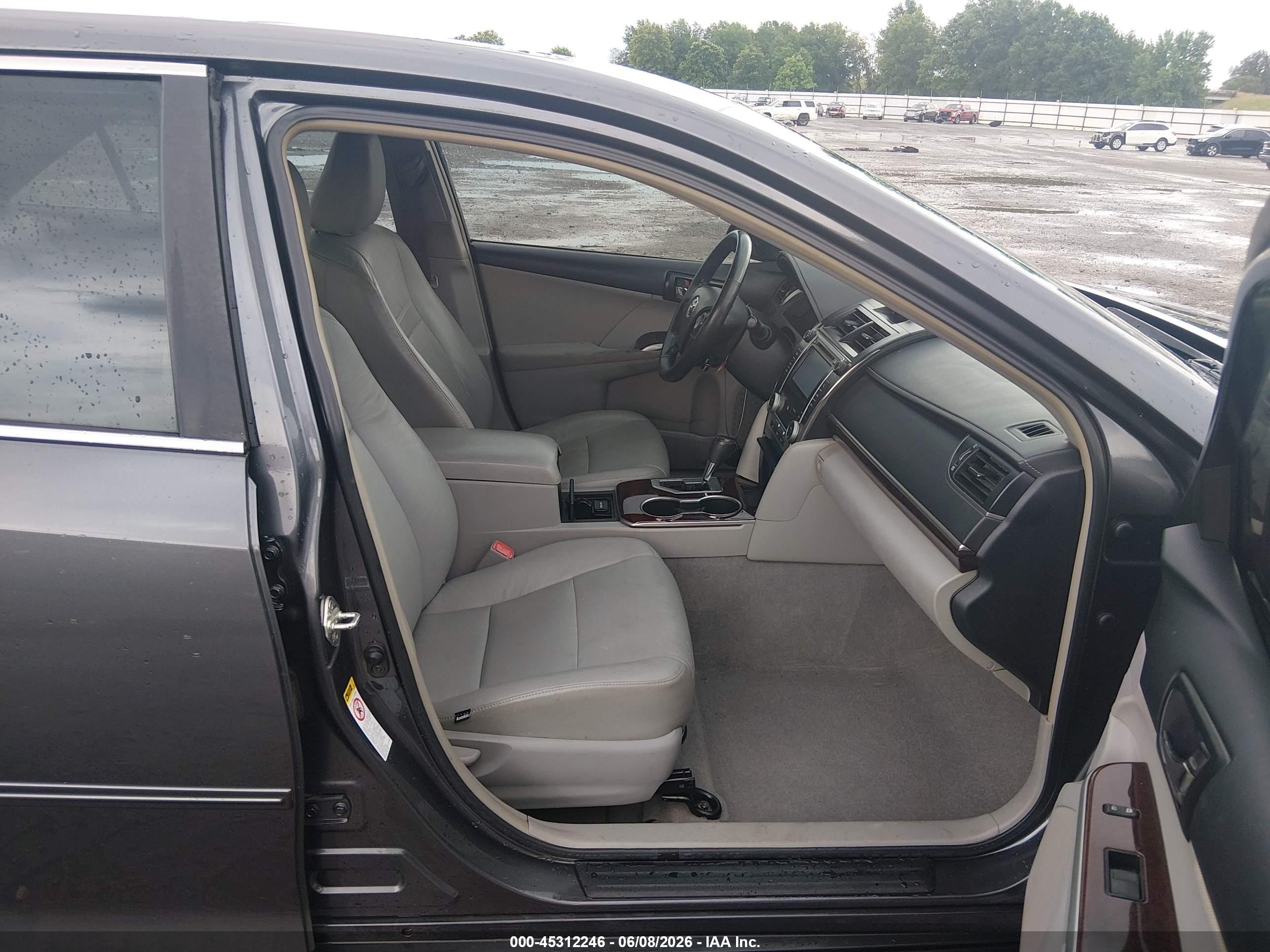 2012 Toyota Camry Xle Gray vin: 4T1BF1FKXCU607117