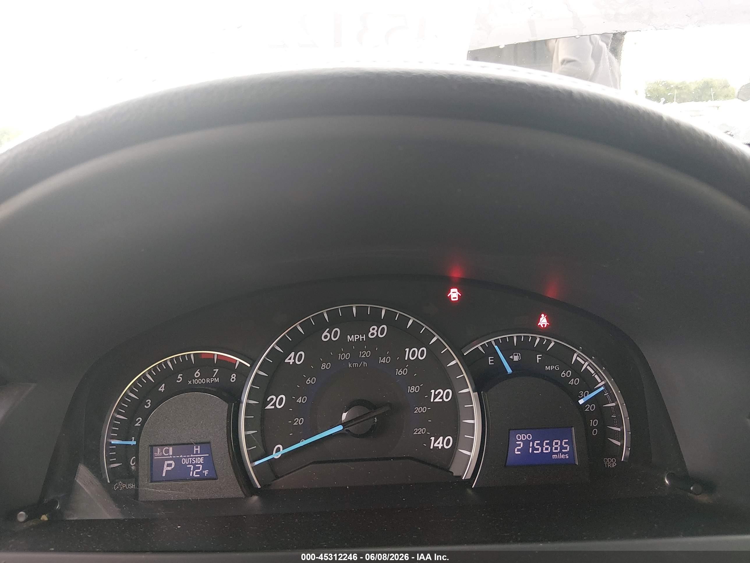 2012 Toyota Camry Xle Gray vin: 4T1BF1FKXCU607117