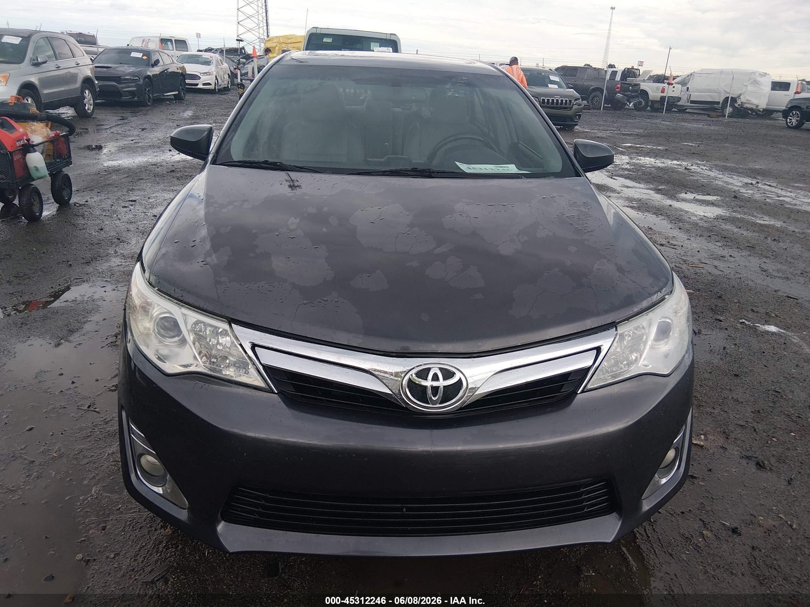 2012 Toyota Camry Xle Gray vin: 4T1BF1FKXCU607117