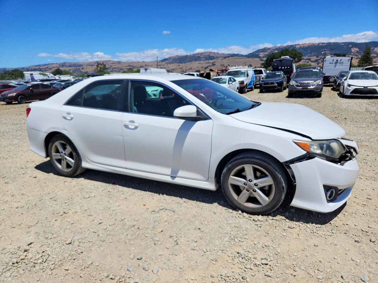 2012 Toyota Camry Se Белый vin: 4T1BF1FKXCU612396