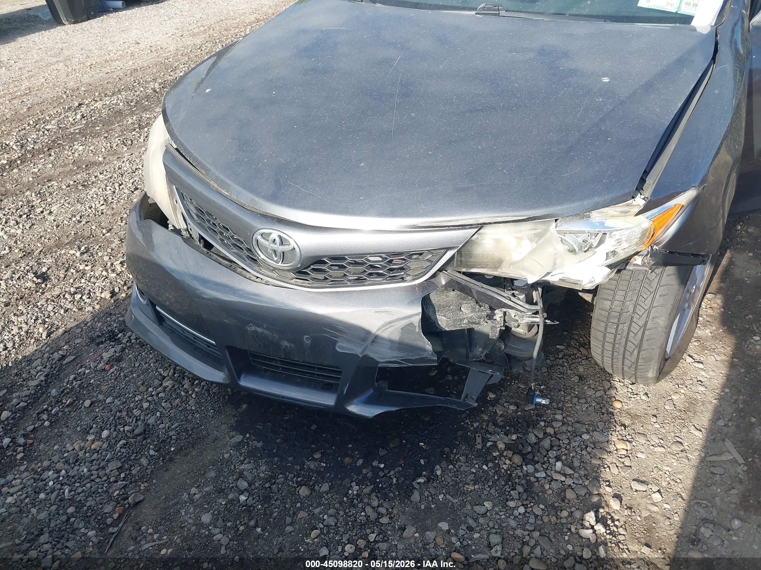 2012 Toyota Camry Se Gray vin: 4T1BF1FKXCU613984