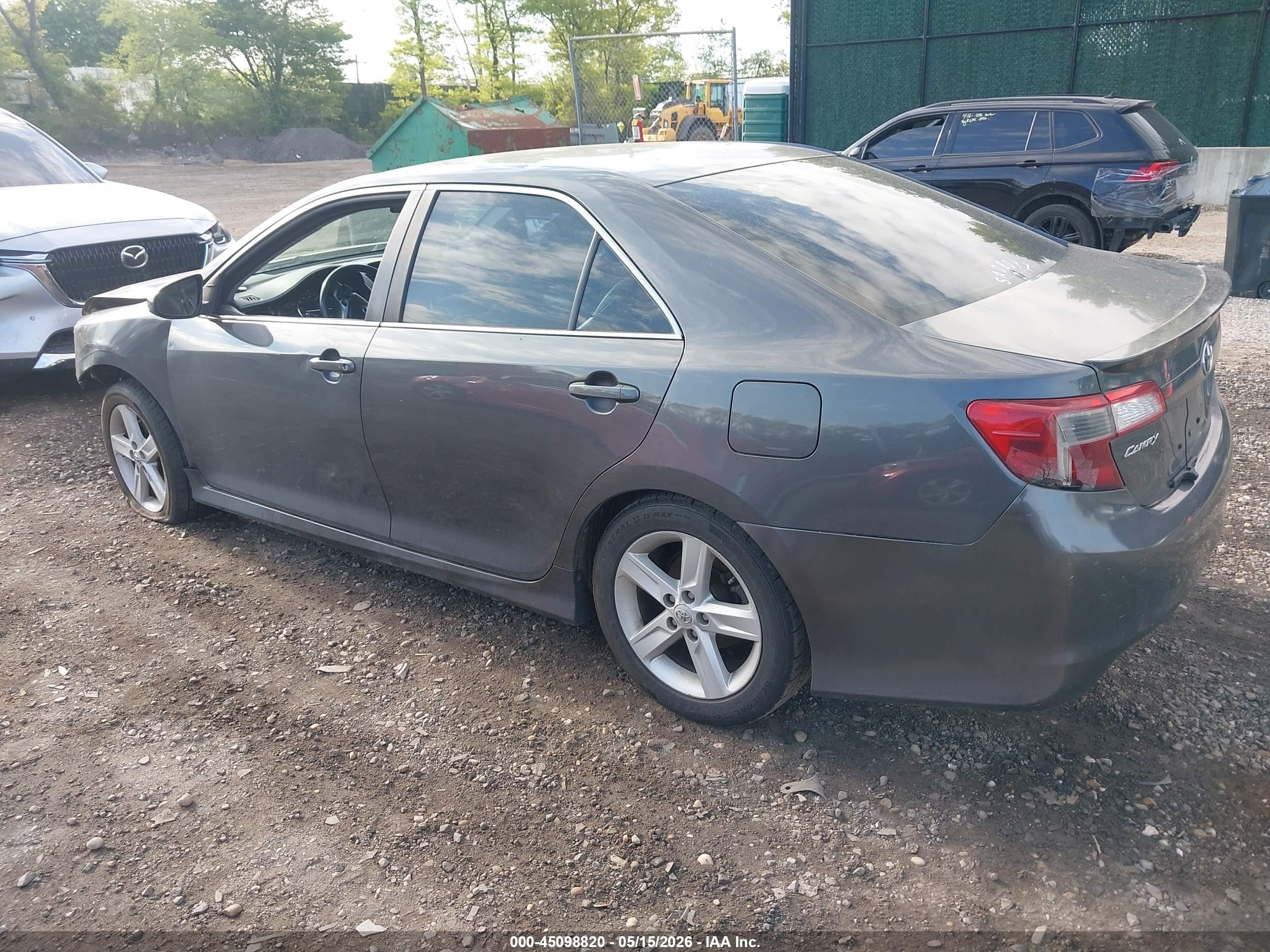2012 Toyota Camry Se Gray vin: 4T1BF1FKXCU613984