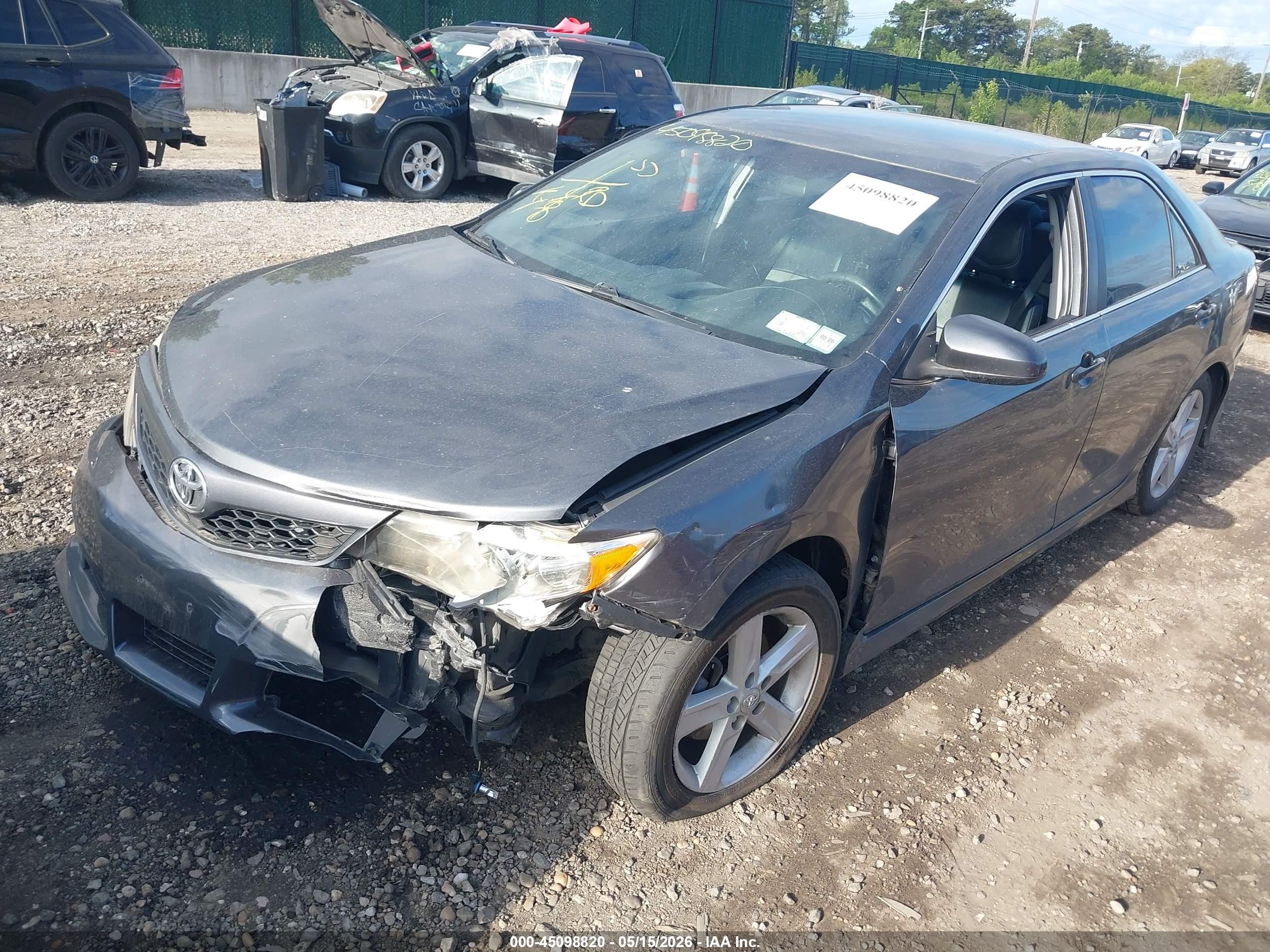 2012 Toyota Camry Se Gray vin: 4T1BF1FKXCU613984