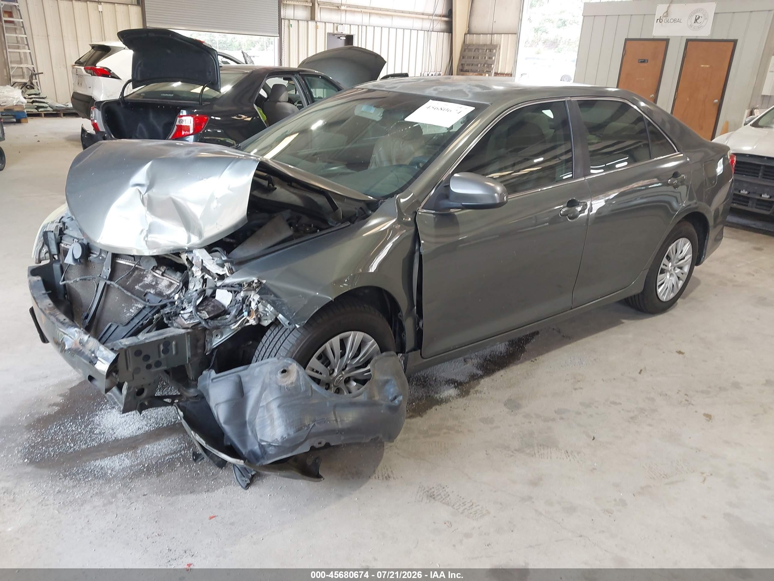 2012 Toyota Camry L Green vin: 4T1BF1FKXCU627108
