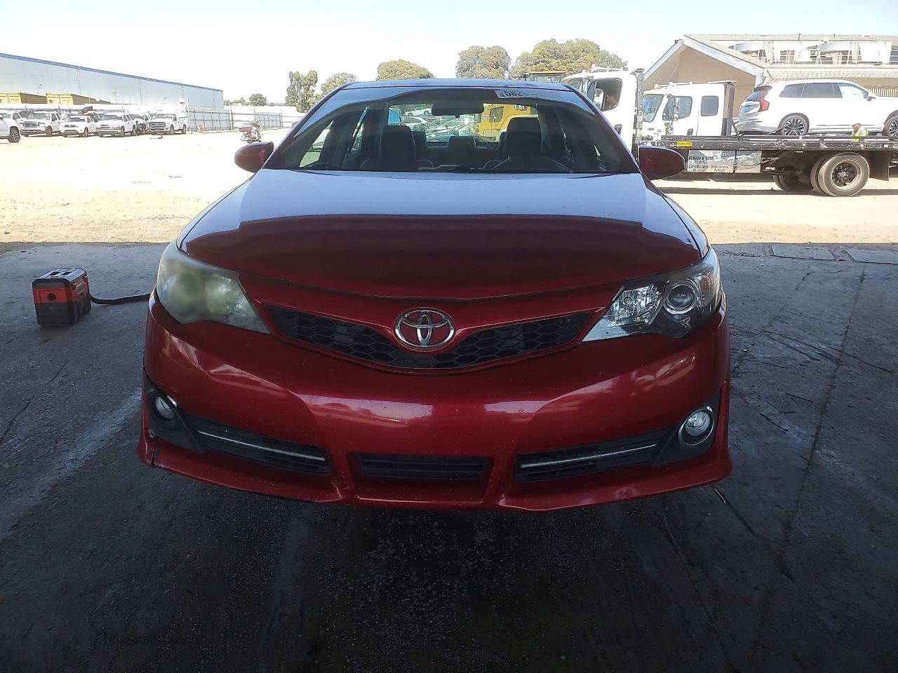 2012 Toyota Camry Se Red vin: 4T1BF1FKXCU628467