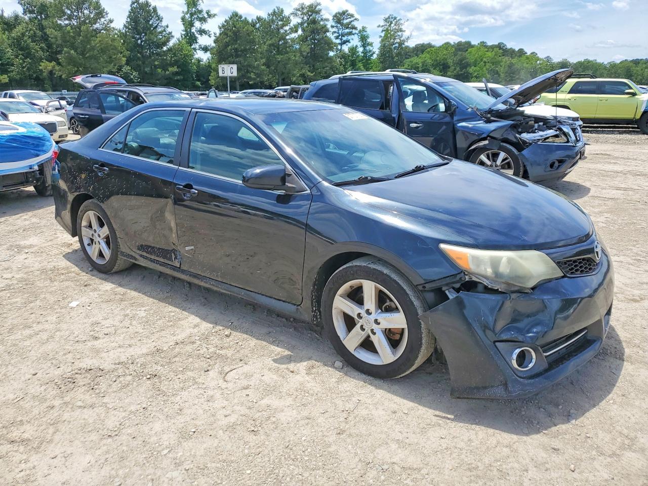 2013 Toyota Camry Se Blue vin: 4T1BF1FKXDU211660