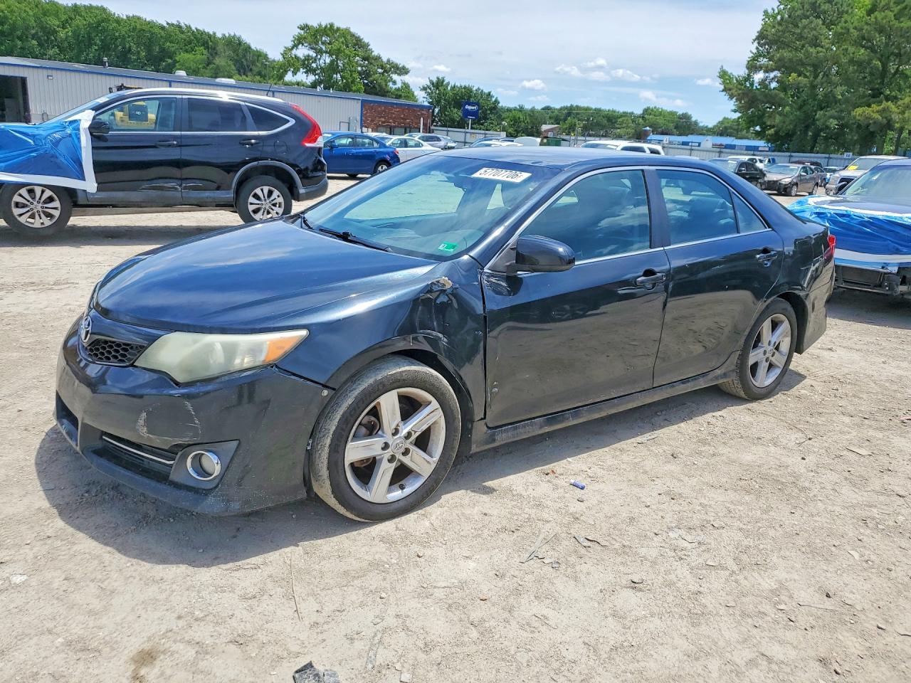 2013 Toyota Camry Se Blue vin: 4T1BF1FKXDU211660