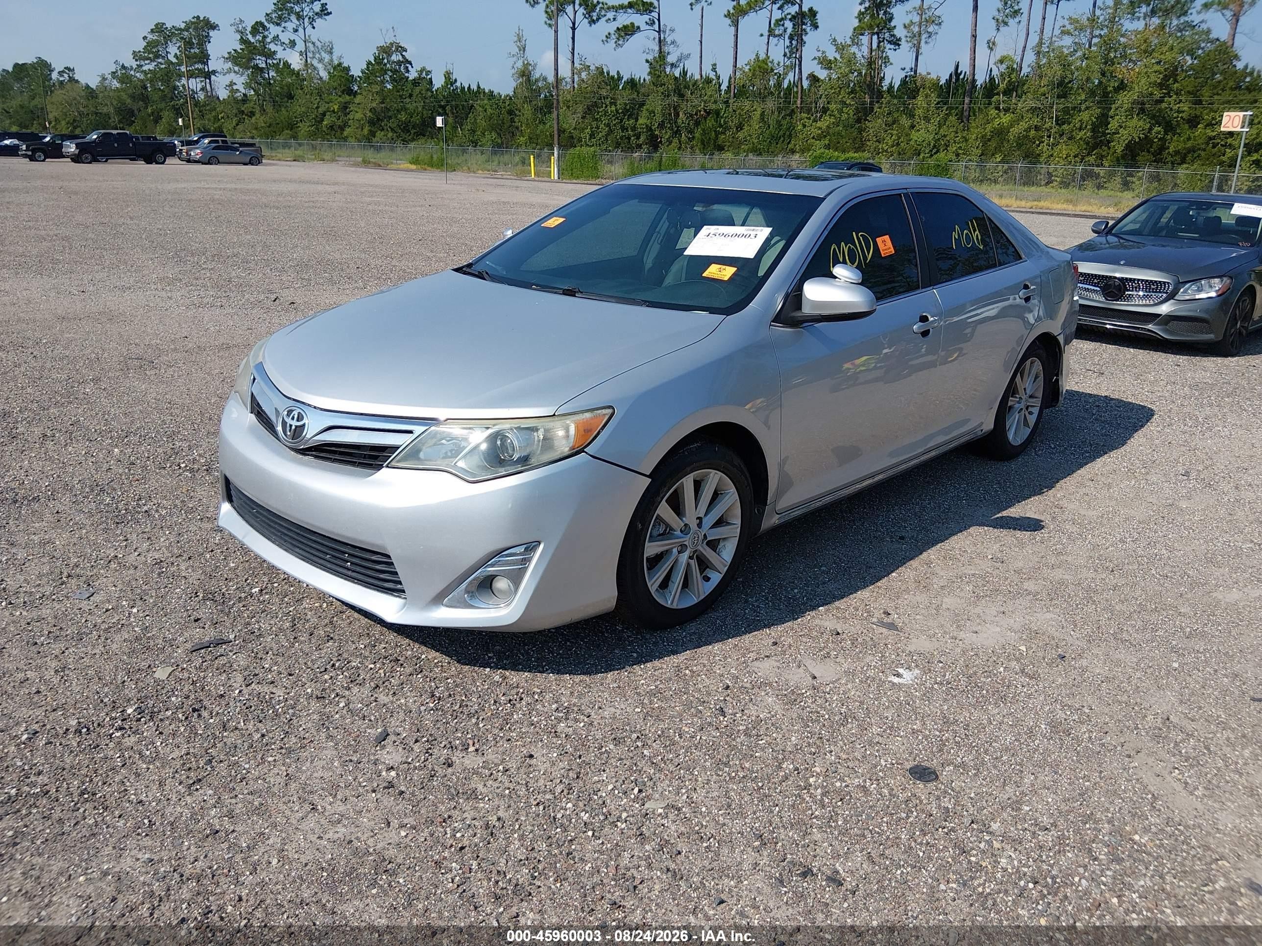2013 Toyota Camry Xle Silver vin: 4T1BF1FKXDU212078