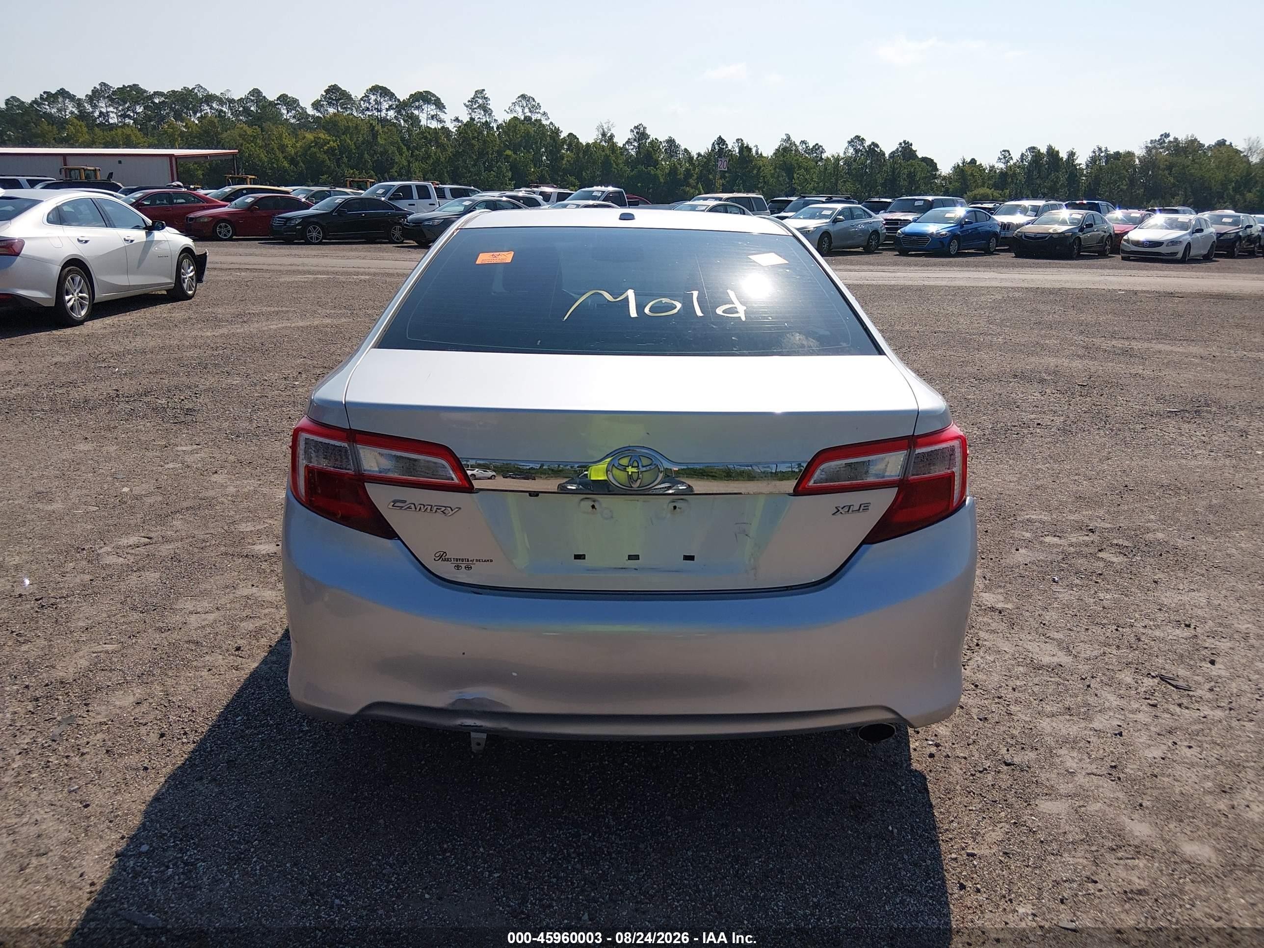 2013 Toyota Camry Xle Silver vin: 4T1BF1FKXDU212078